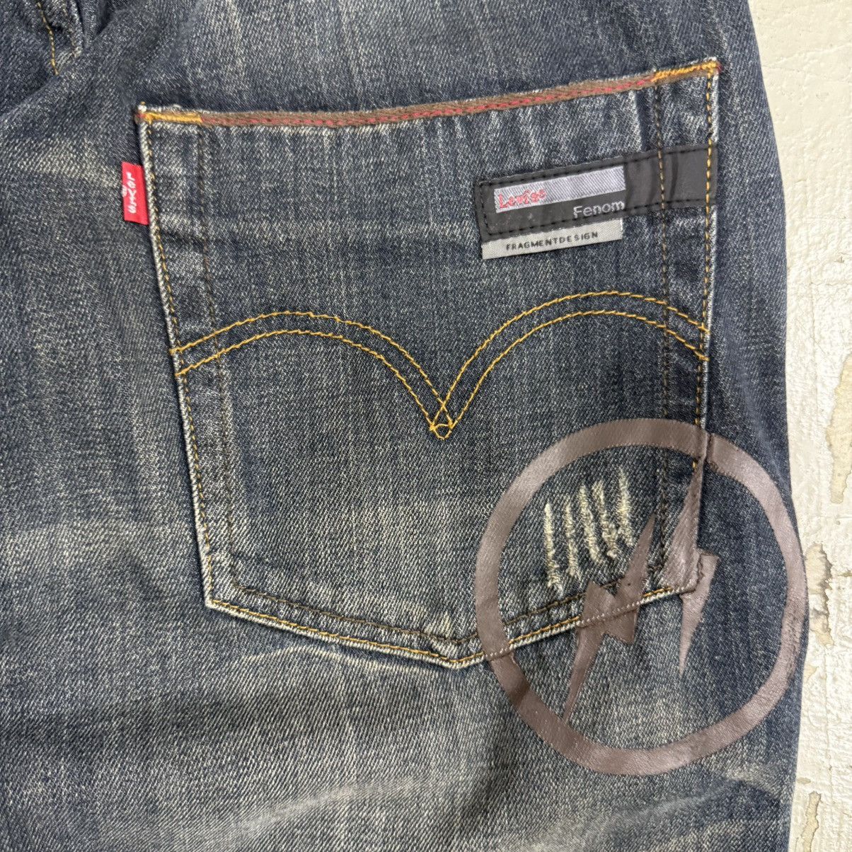Levi's Vintage Levis Fenom Fragment Design Distressed Denim Size US 32 / EU 48 - 5 Thumbnail