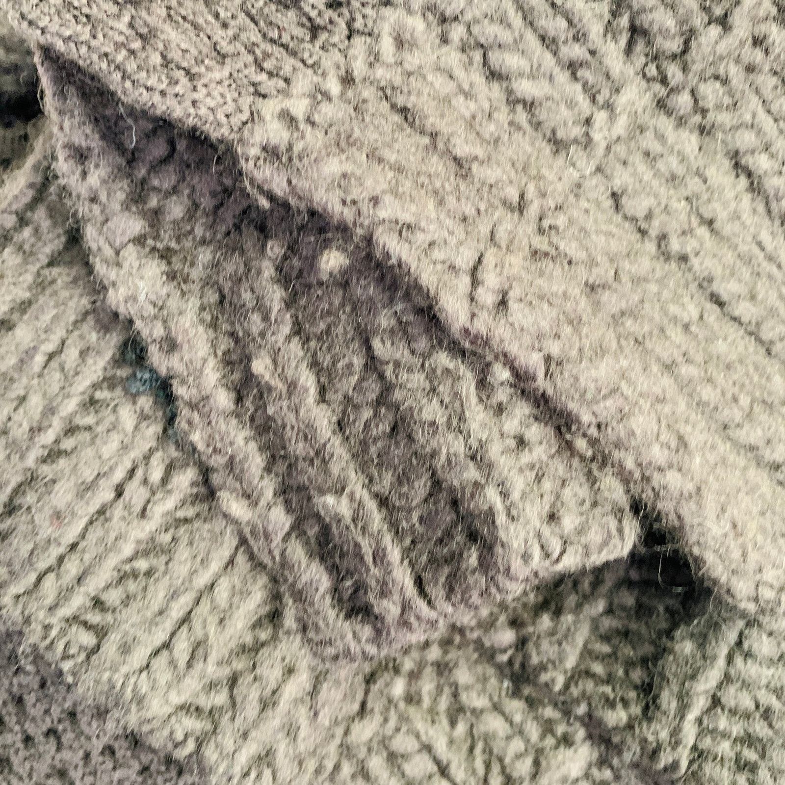 John Galliano M Brown Wool Blend Turtleneck Chunky Knit Sweater Size M / US 6-8 / IT 42-44 - 9 Thumbnail