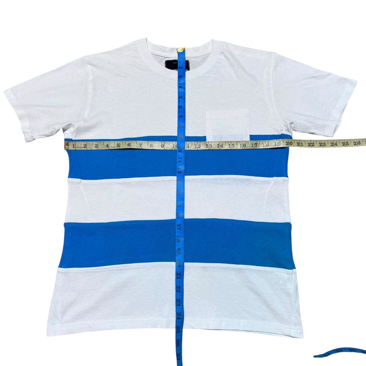 Number (N)ine Number Nine Blue Stripes Pocket Shirt Size US M / EU 48-50 / 2 - 10 Thumbnail