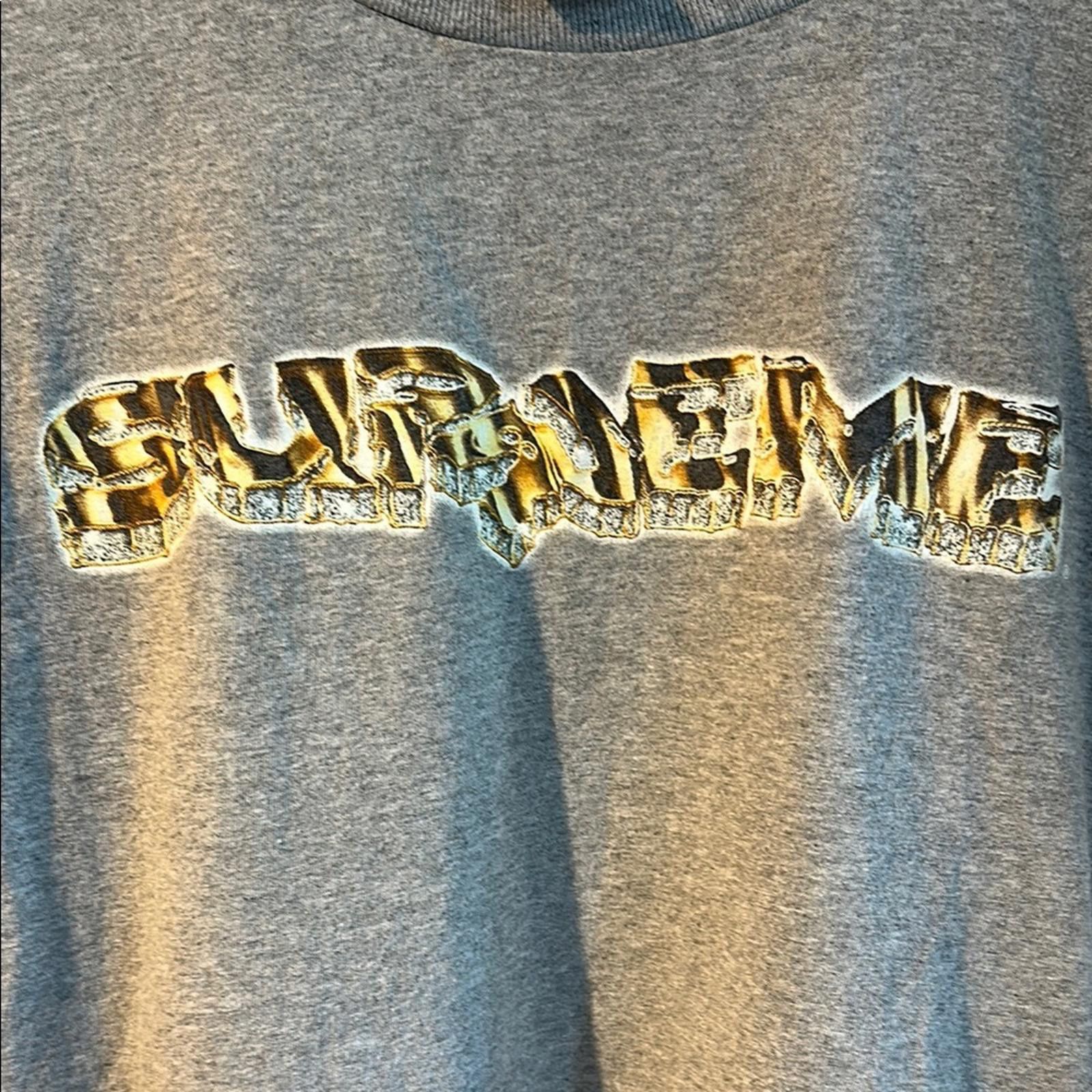 Supreme Supreme Heather Gray Tee with Graphic Size US S / EU 44-46 / 1 - 3 Thumbnail