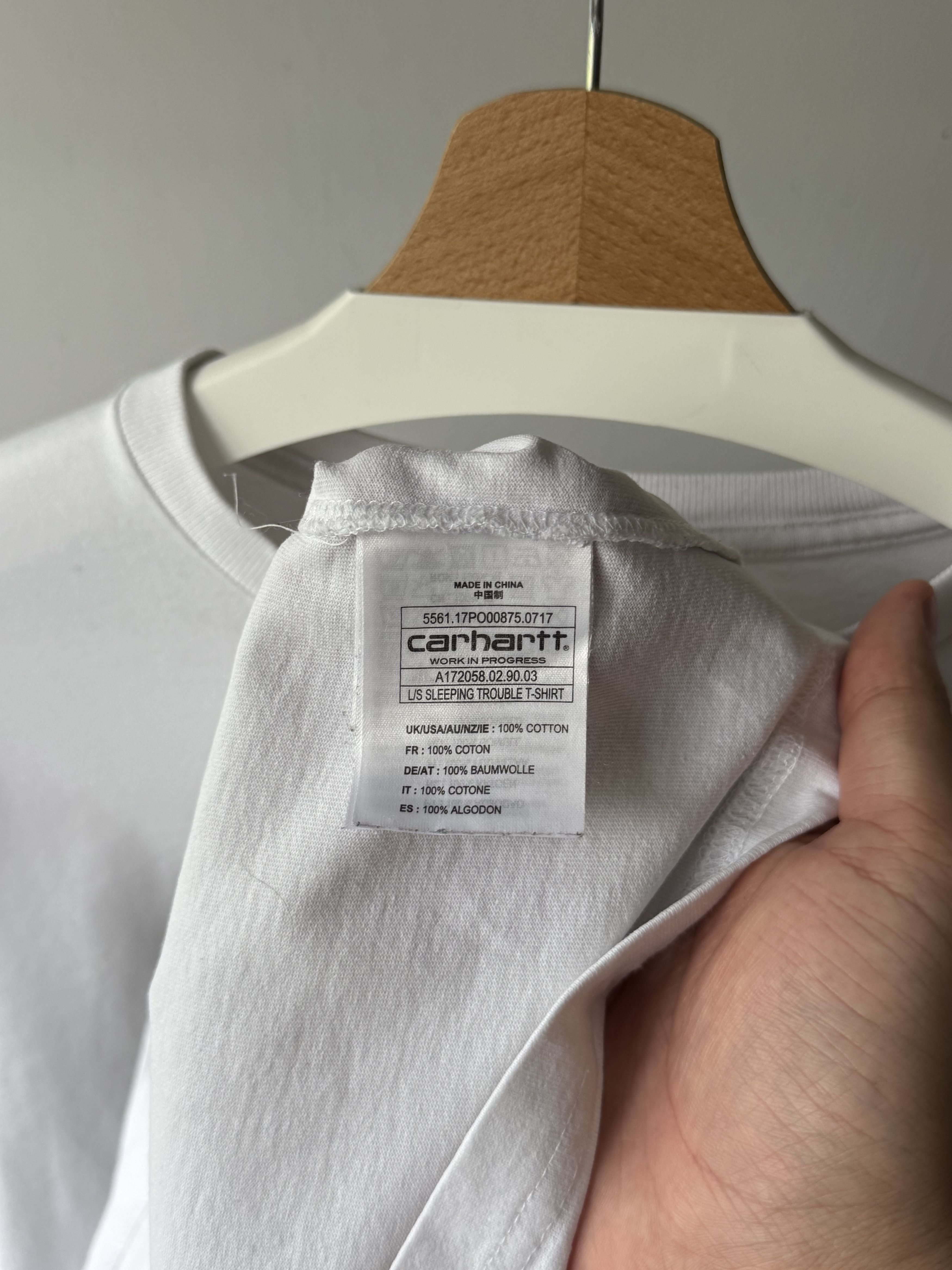 Carhartt Wip × Japanese Brand mo’design inc x Carhartt WIP FW17 Sleeping Trouble L/S Shirt Size US S / EU 44-46 / 1 - 13 Thumbnail