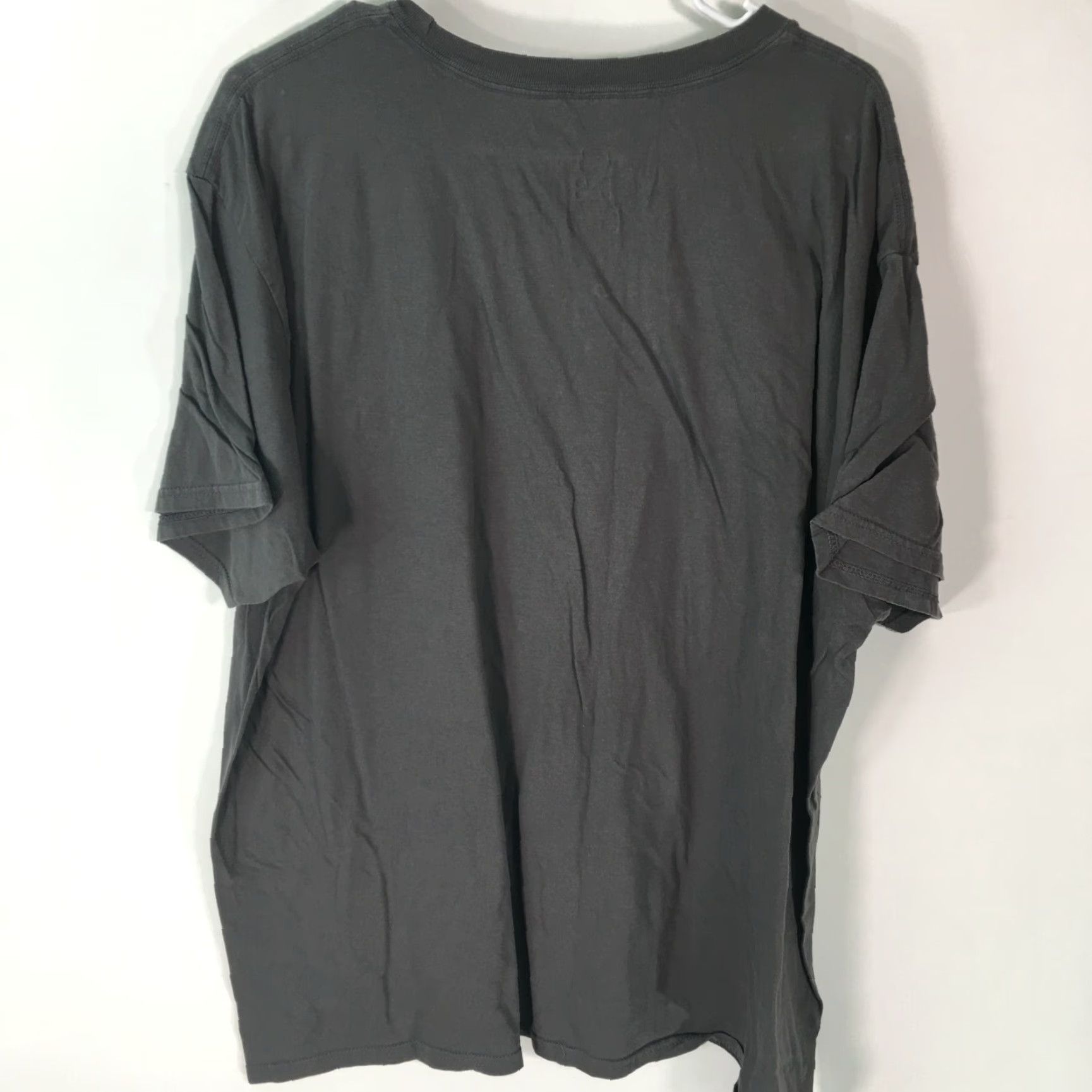 Hanes Hanes Mens T-Shirt Nano Casual Regular Short Sleeve Black 3XL Crew Neck 100% Cotton Classic Basic Shirt Mens Size US XXL / EU 58 / 5 - 2 Thumbnail