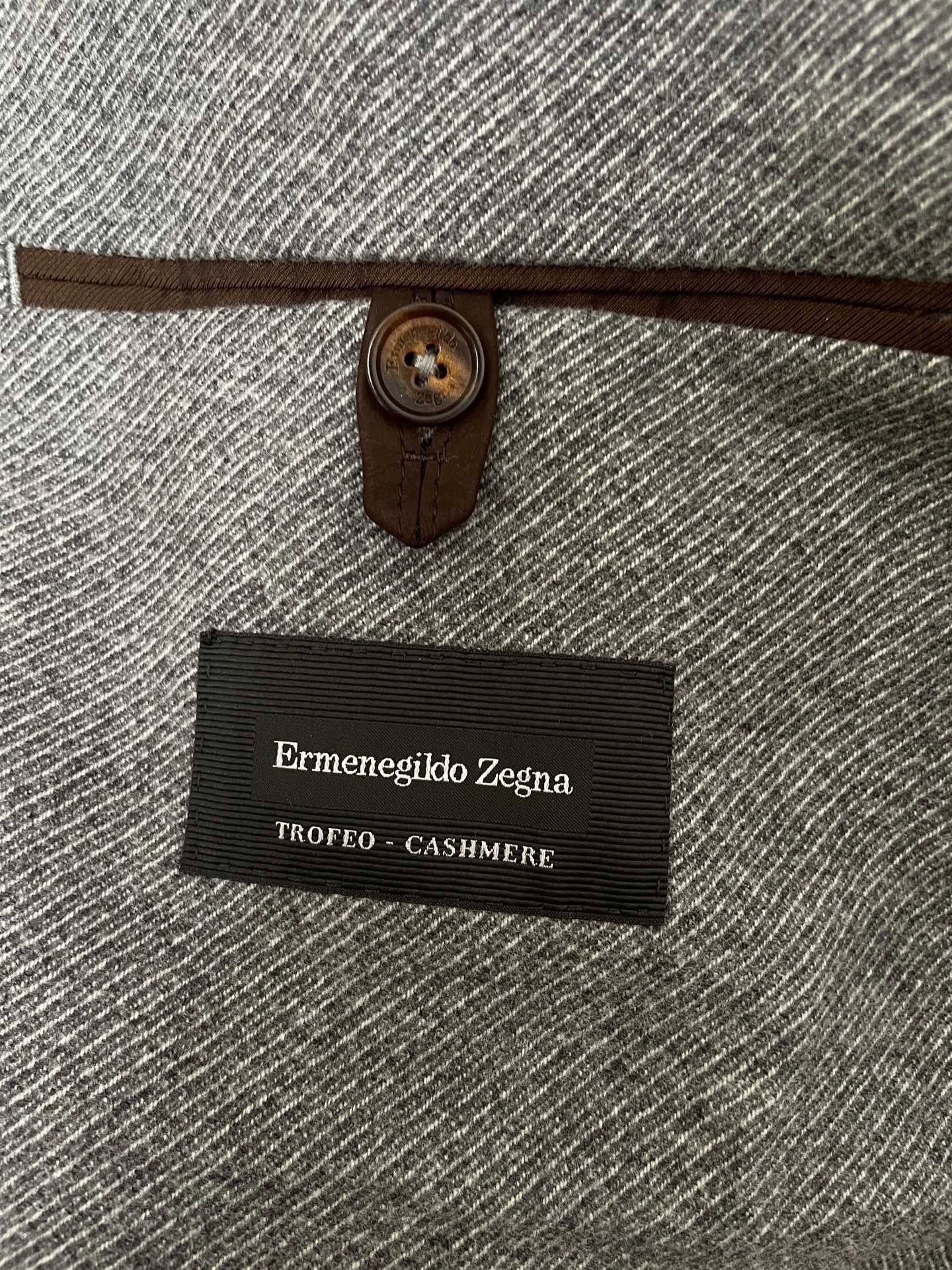 Ermenegildo Zegna EZ Mainline Wool Cashmere Suit Jacket 48 NWT Size 48R - 3 Thumbnail