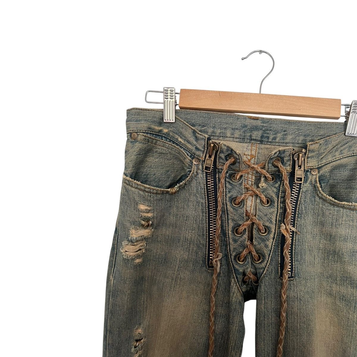 If Six Was Nine Ifsixwasnine stud pocket mudmax denim Size US 28 / EU 44 - 2 Thumbnail