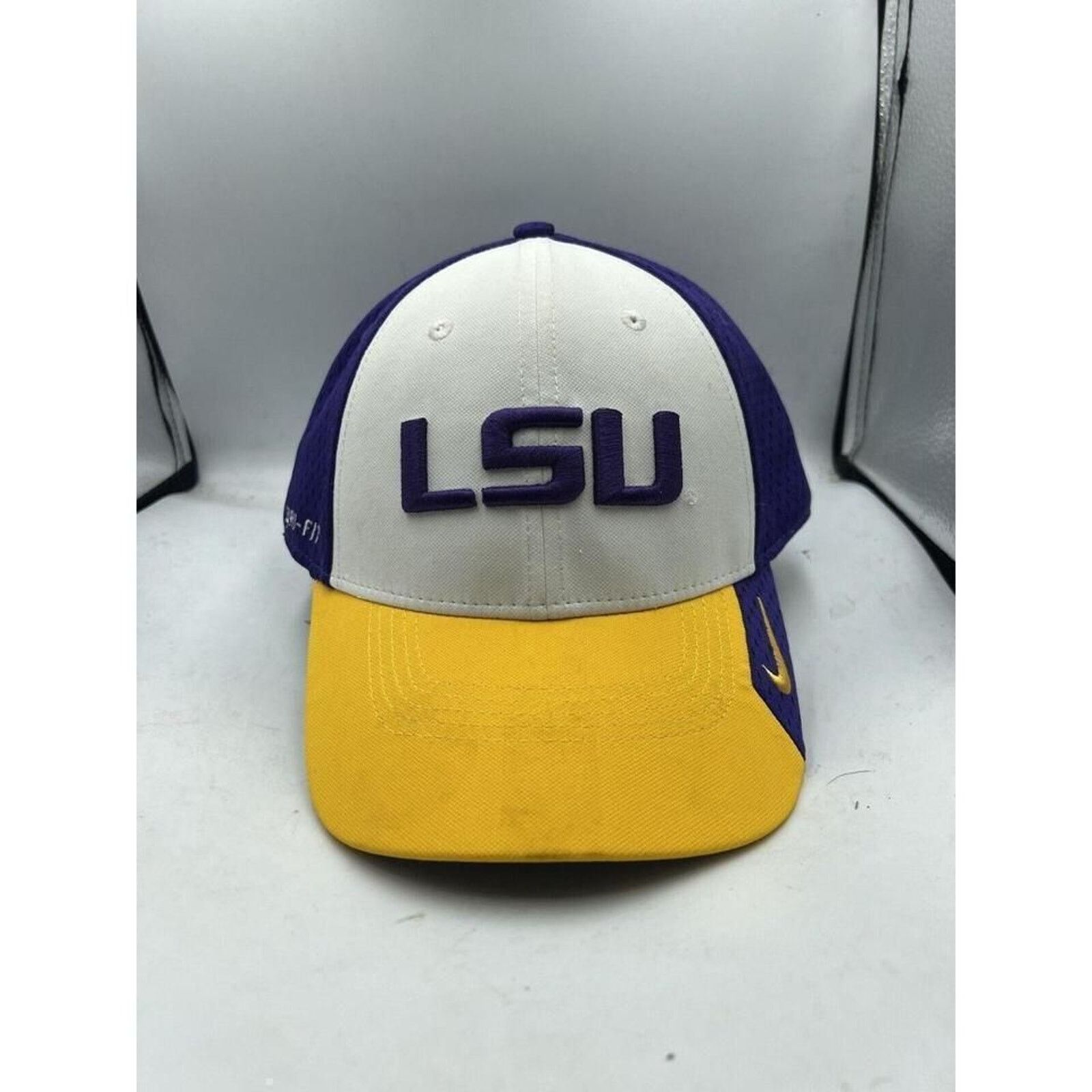 Nike Nike LSU Tigers Legacy 91 Dri-Fit Hat Baseball Cap M/L Size 32 - 1 Thumbnail