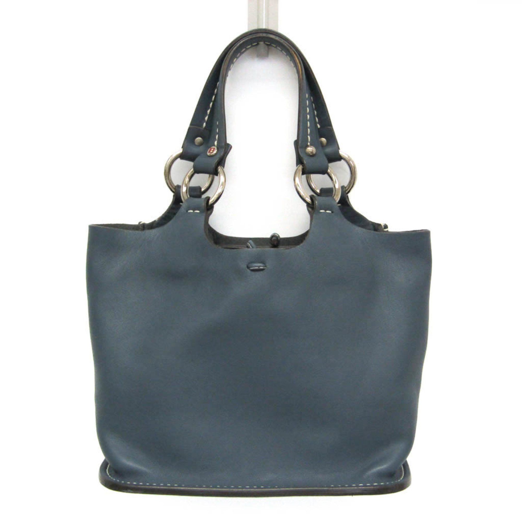 Bally Bally Mini Bag Women's Leather Handbag Blue Size ONE SIZE - 1 Thumbnail