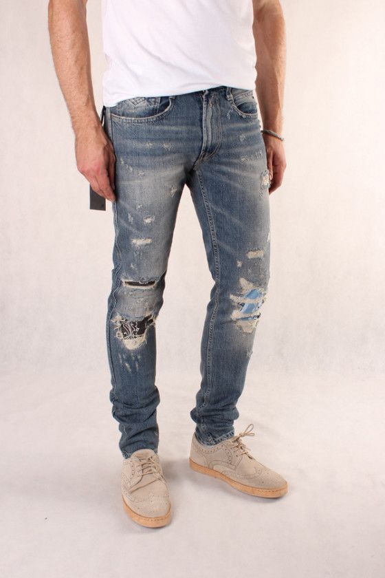 Replay Replay Maestro Denim Selection Slim Fit Distressed Jeans Size US 30 / EU 46 - 1 Thumbnail