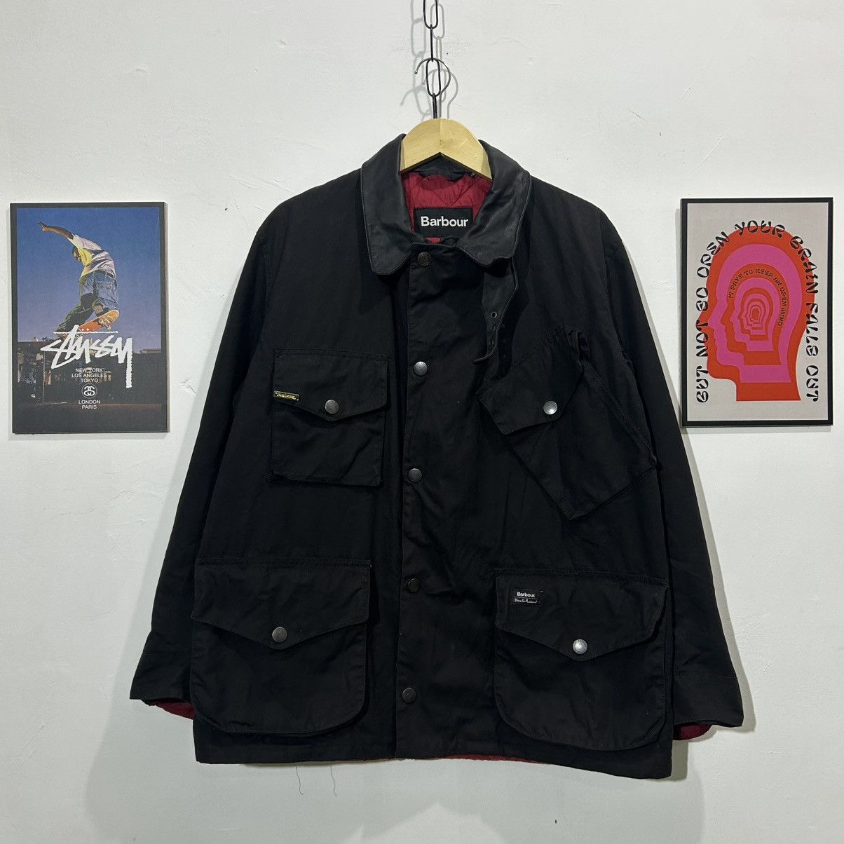 Barbour barbour x deus ex machina niet jacket Size US XL / EU 56 / 4 - 1 Thumbnail