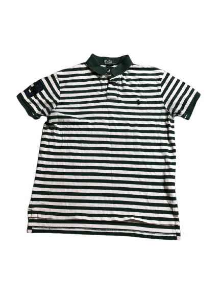 Polo Ralph Lauren Polo Ralph Lauren Custom Slim Fit Striped Polo Size L Size US L / EU 52-54 / 3 - 1 Thumbnail
