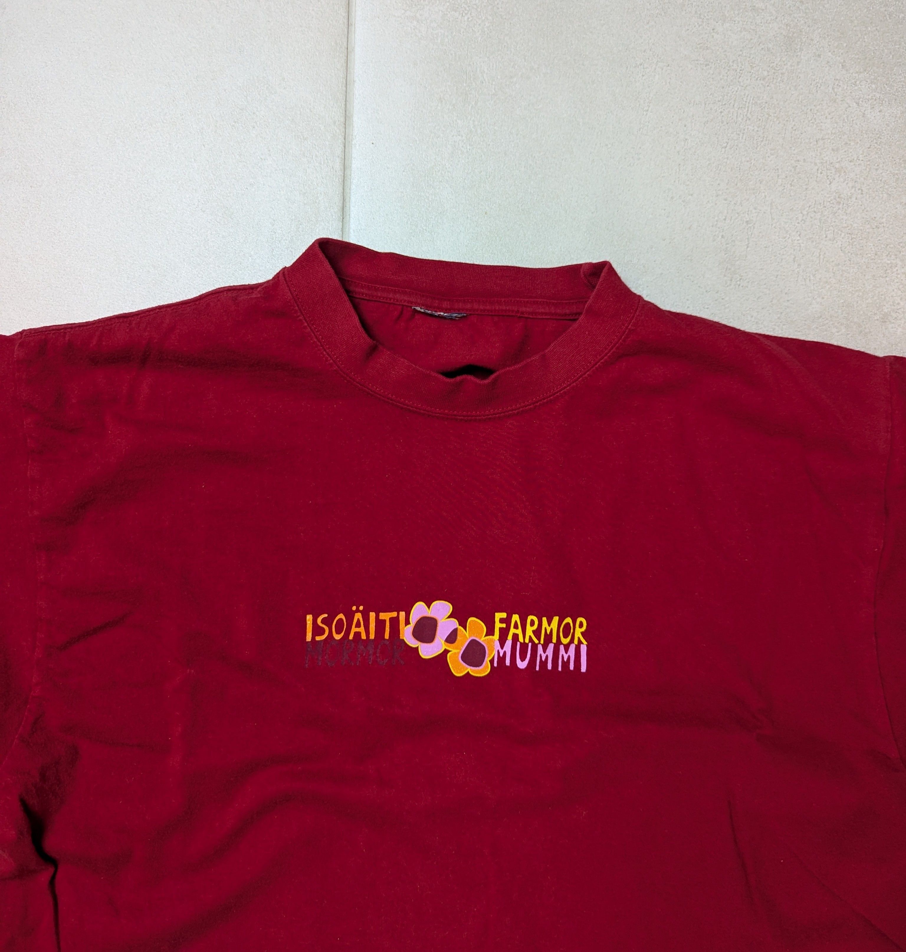 Other × Vintage Vintage Oversized Red T-Shirt Size US L / EU 52-54 / 3 - 3 Thumbnail