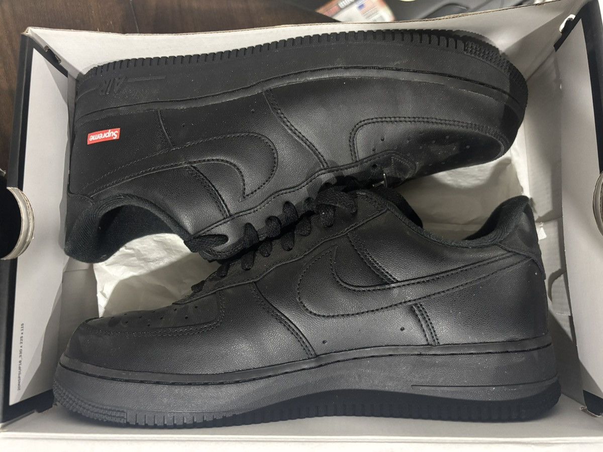 Nike × Supreme Supreme AF1 Black Size US 11 / EU 44 - 1 Thumbnail