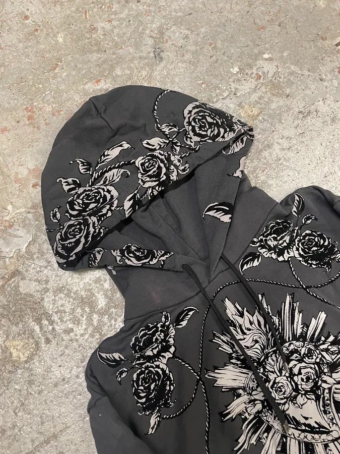 Dolce & Gabbana × Vintage AW2015 Dolce & Gabbana Flowers Distinct Grey Hoodie Size US S / EU 44-46 / 1 - 6 Thumbnail