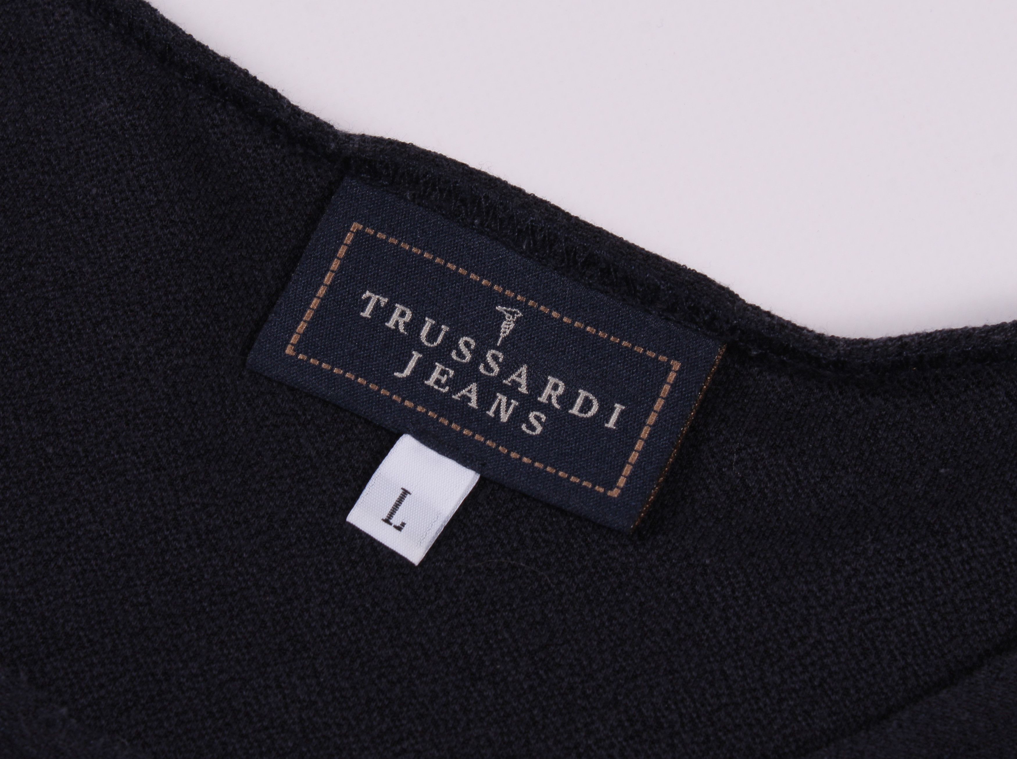 Trussardi Vintage 90's Trussardi Jeans Navy Bodysuit Size L / US 10 / IT 46 - 6 Thumbnail