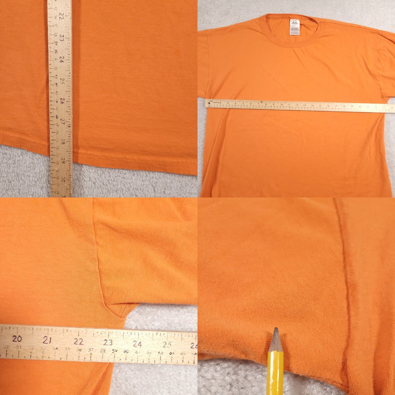 Vintage VINTAGE Russell Shirt Mens XL Orange Short Sleeve Crewneck Basic Tee Casual Size US XL / EU 56 / 4 - 8 Thumbnail