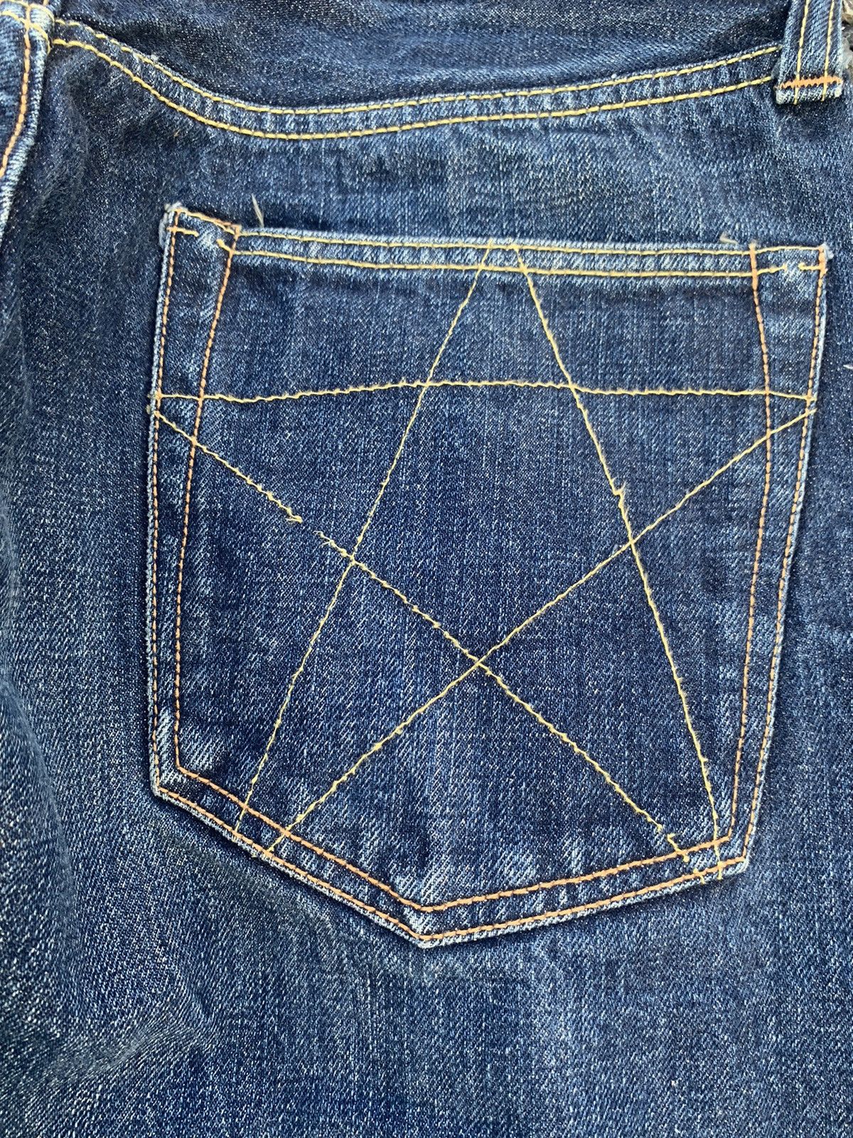 Kapital RARE VINTAGE SUGAR CANE STAR SELVEDGE JAPANESE DENIM Size US 32 / EU 48 - 15 Thumbnail