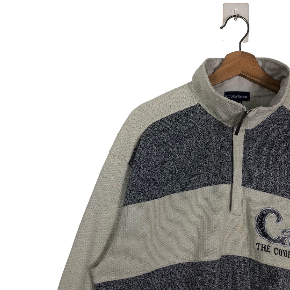 Japanese Brand 🔥90’s Vintage Sweatshirt Collar Carol Big Logo Spell Out Size US L / EU 52-54 / 3 - 7 Thumbnail