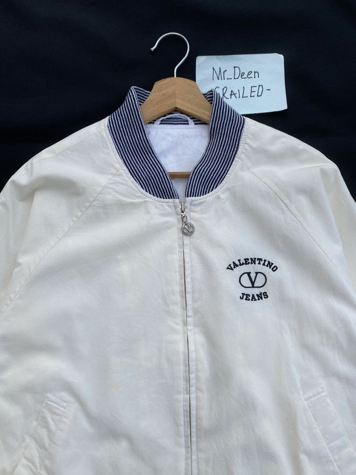 Valentino Rare Vintage Valentino Jeans Big Logo Cotton Jacket Size US M / EU 48-50 / 2 - 11 Thumbnail