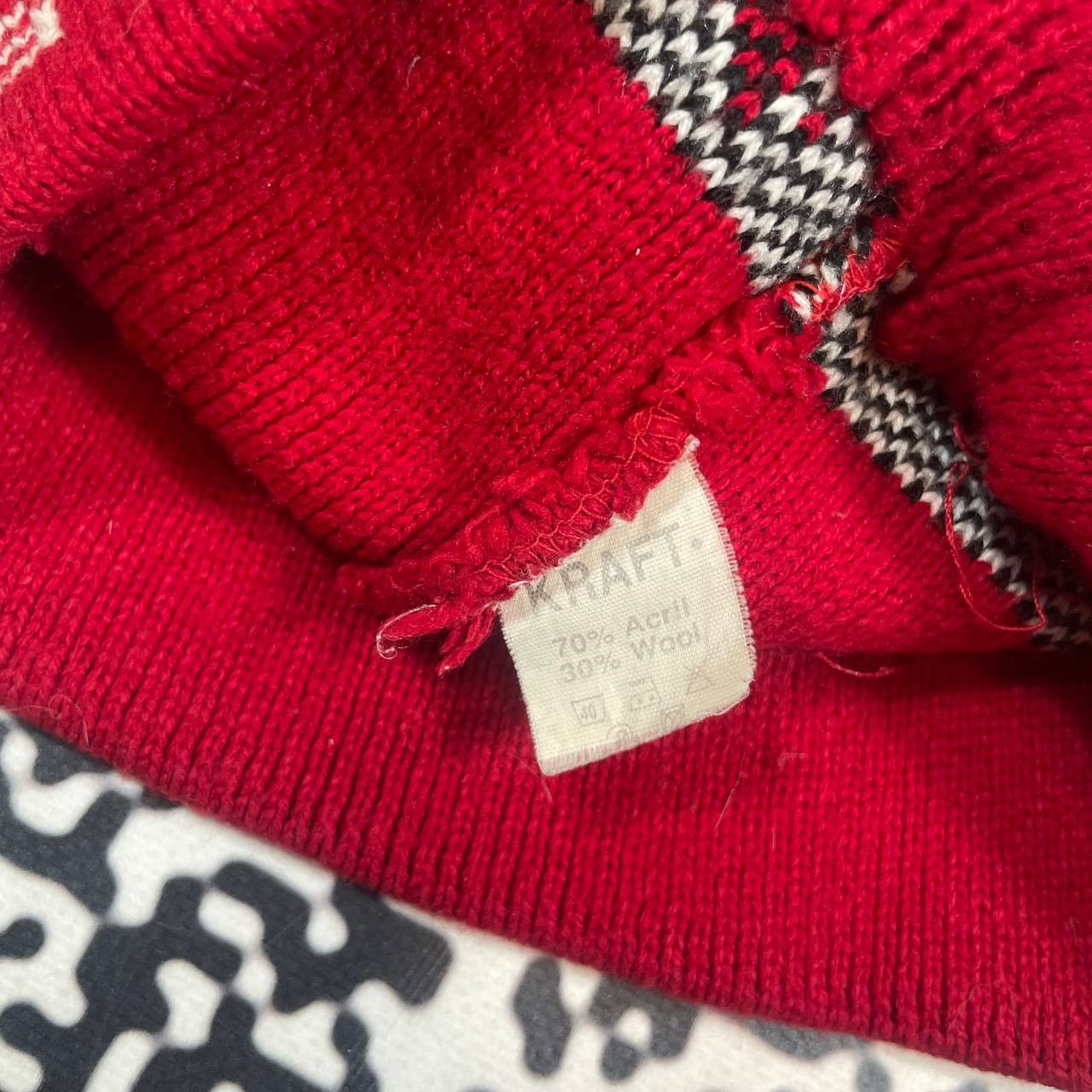 Ferrari Vintage 90s Michael Schumacher Ferrari Racing Beanie Hat Size ONE SIZE - 6 Thumbnail