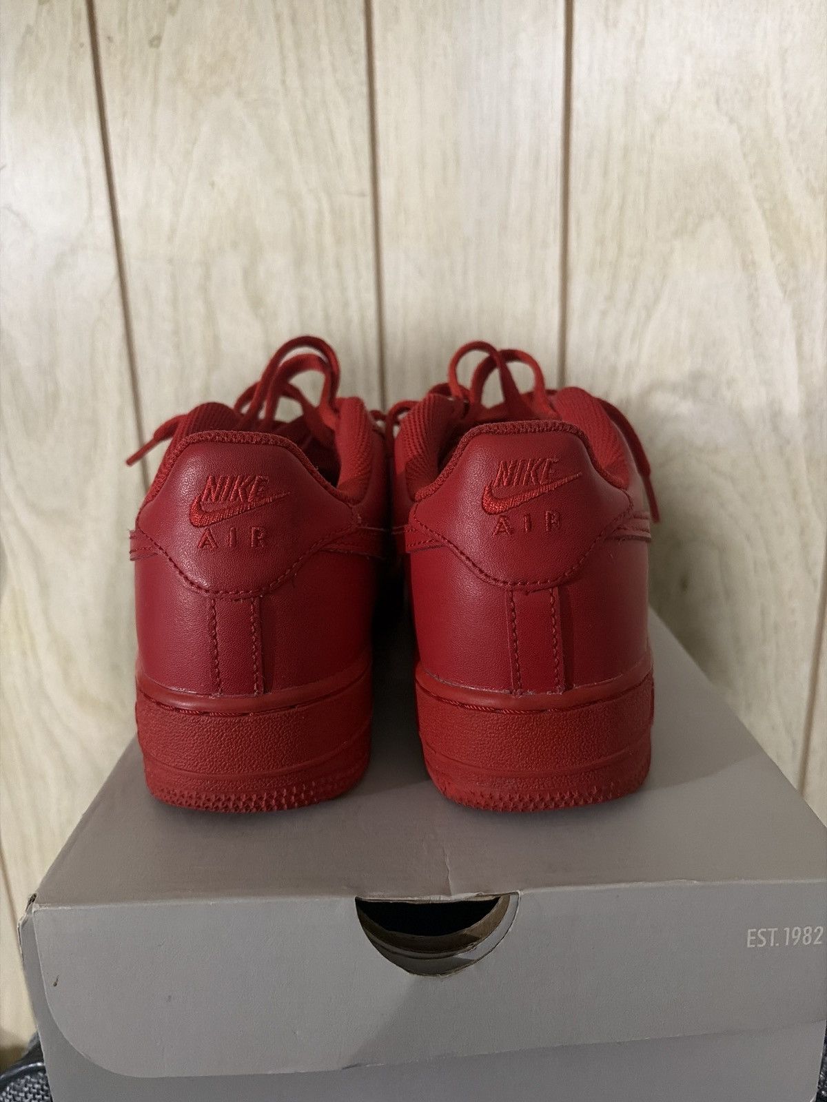 Nike “University Red” Nike Air Force 1 Size US 6.5 / EU 39-40 - 4 Thumbnail