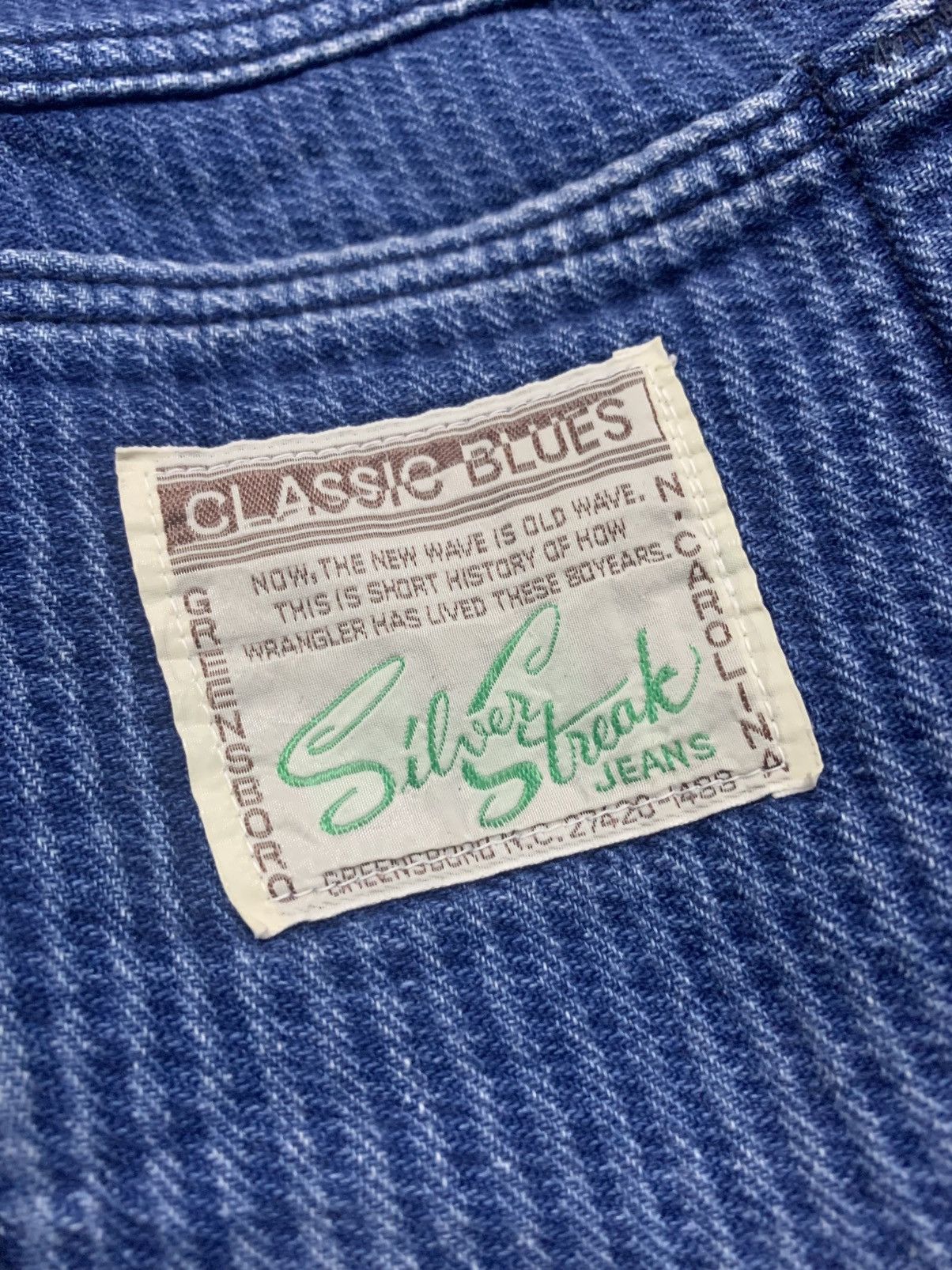 Vintage Wrangler Hickory Stripe Work Pants Vintage Streetwear Size US 27 - 11 Thumbnail