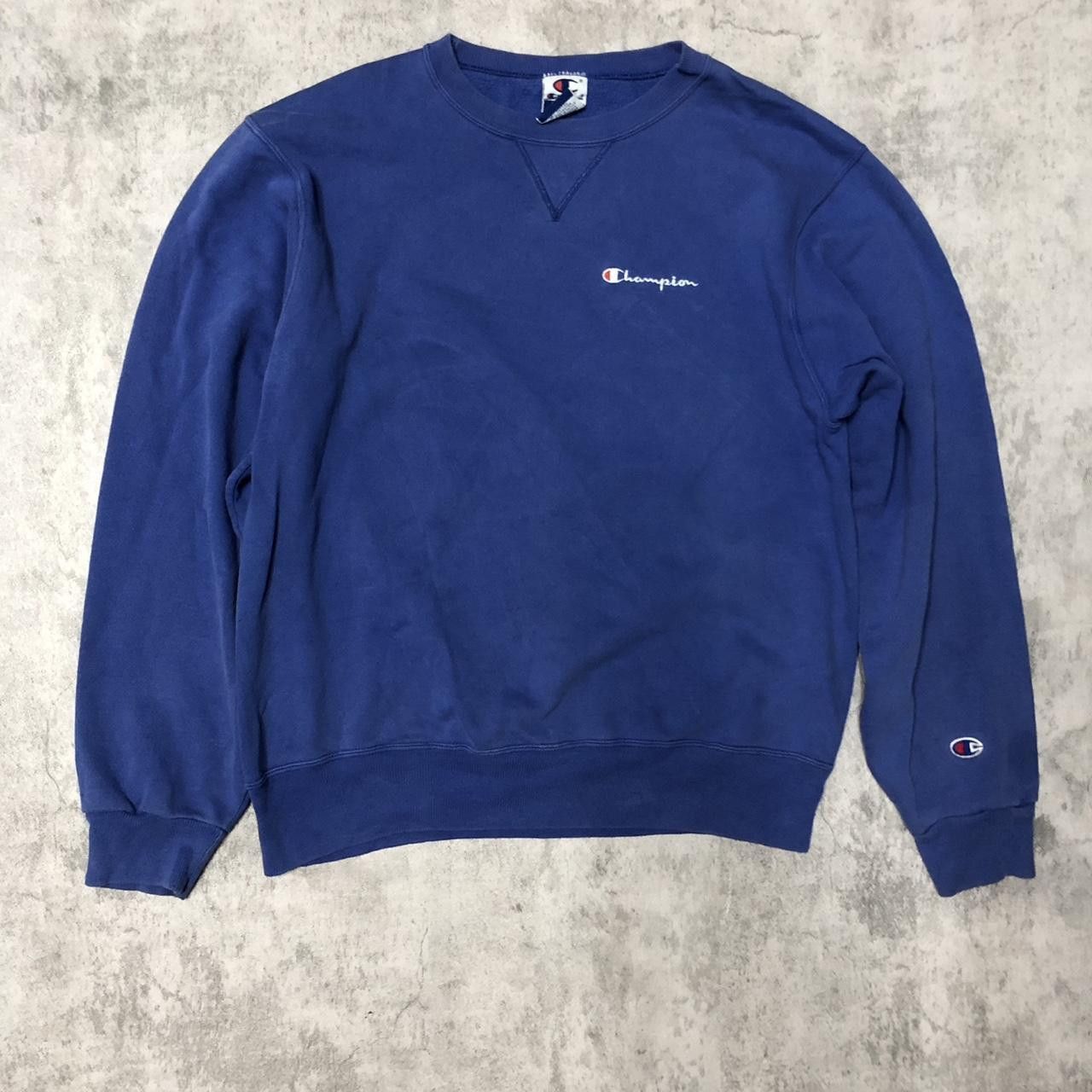Champion Champion blue hoodie vinatge boxy Size US M / EU 48-50 / 2 - 1 Thumbnail