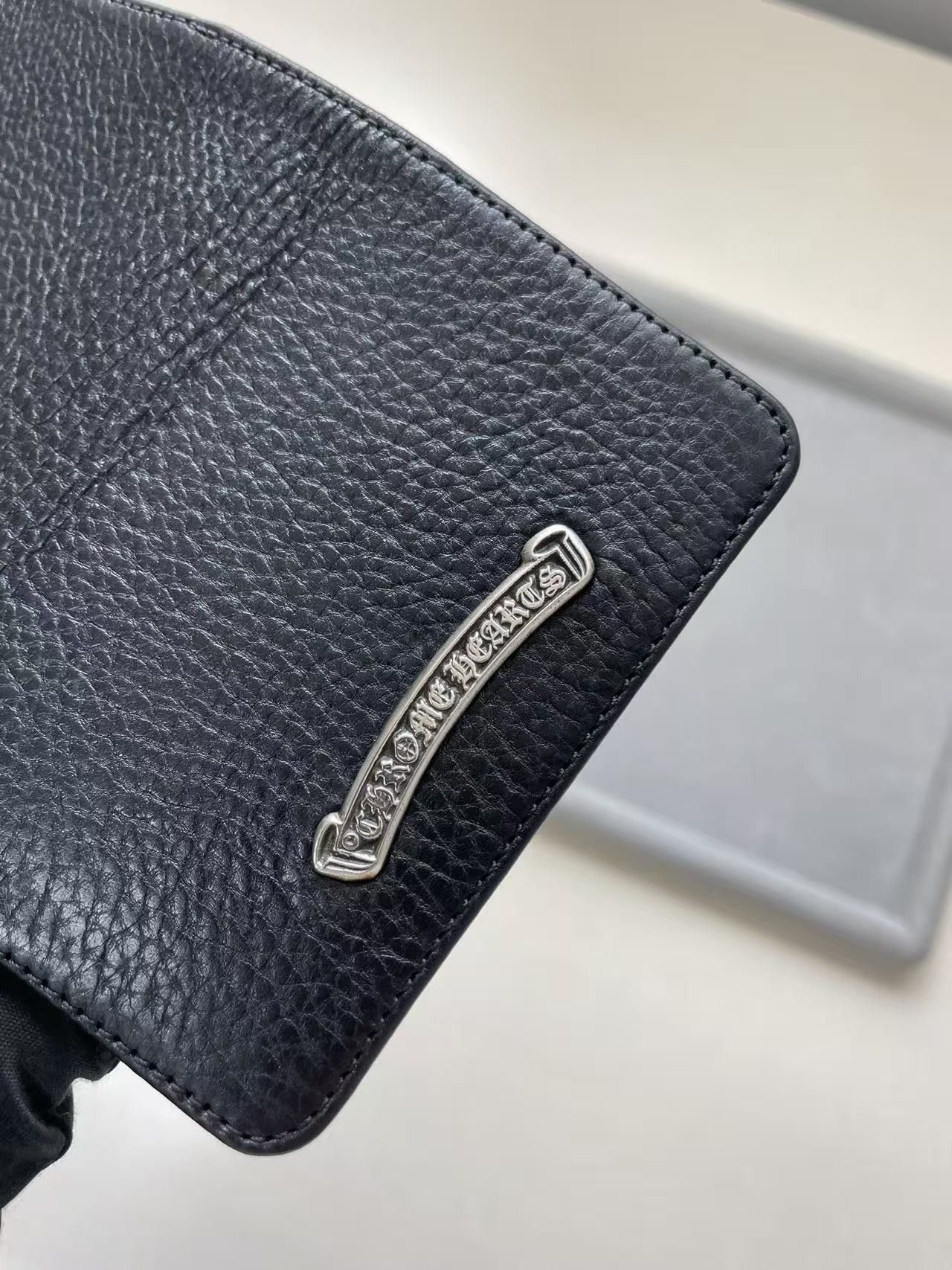 Chrome Hearts Chrome Hearts Black Silver Scroll Folded Cardholder Size ONE SIZE - 3 Thumbnail