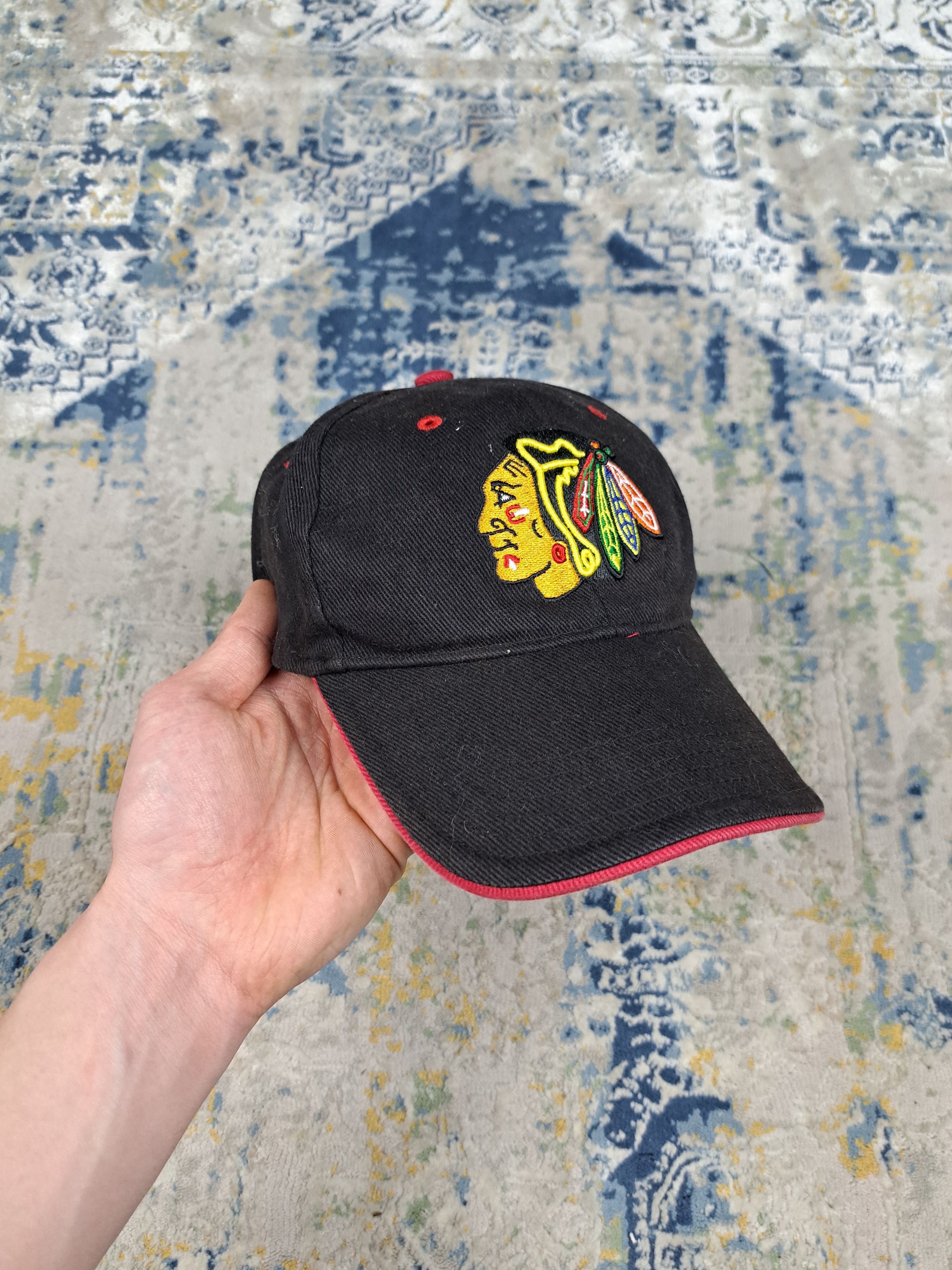 NHL Vintage Chicago Blackhawks NHL Cap Hat y2k American Sports Size ONE SIZE - 1 Thumbnail