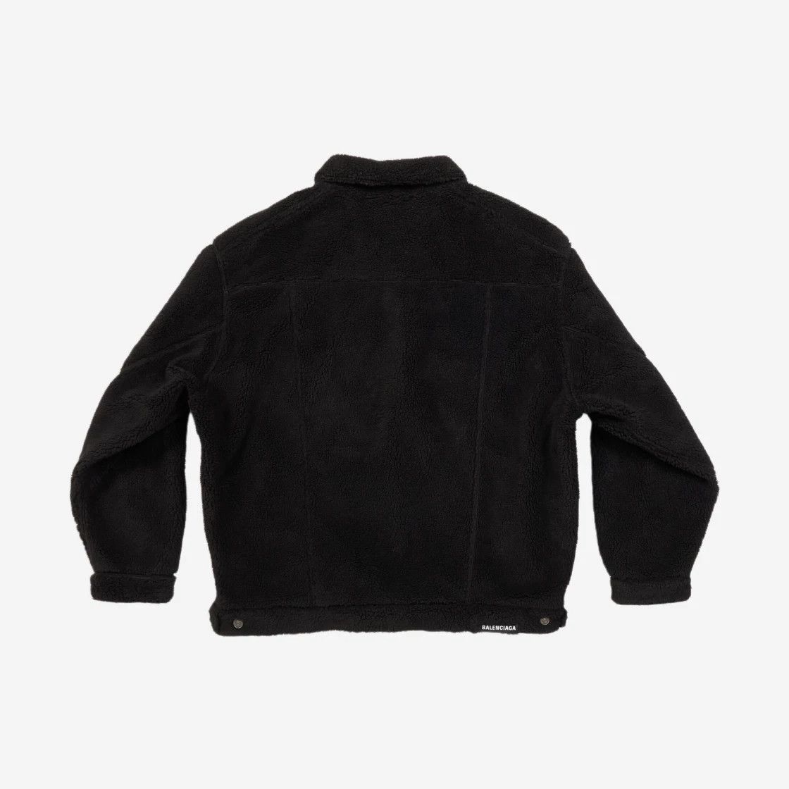 Balenciaga o1bcso1str1124 Oversized Jacket in Black Size US M / EU 48-50 / 2 - 2 Thumbnail