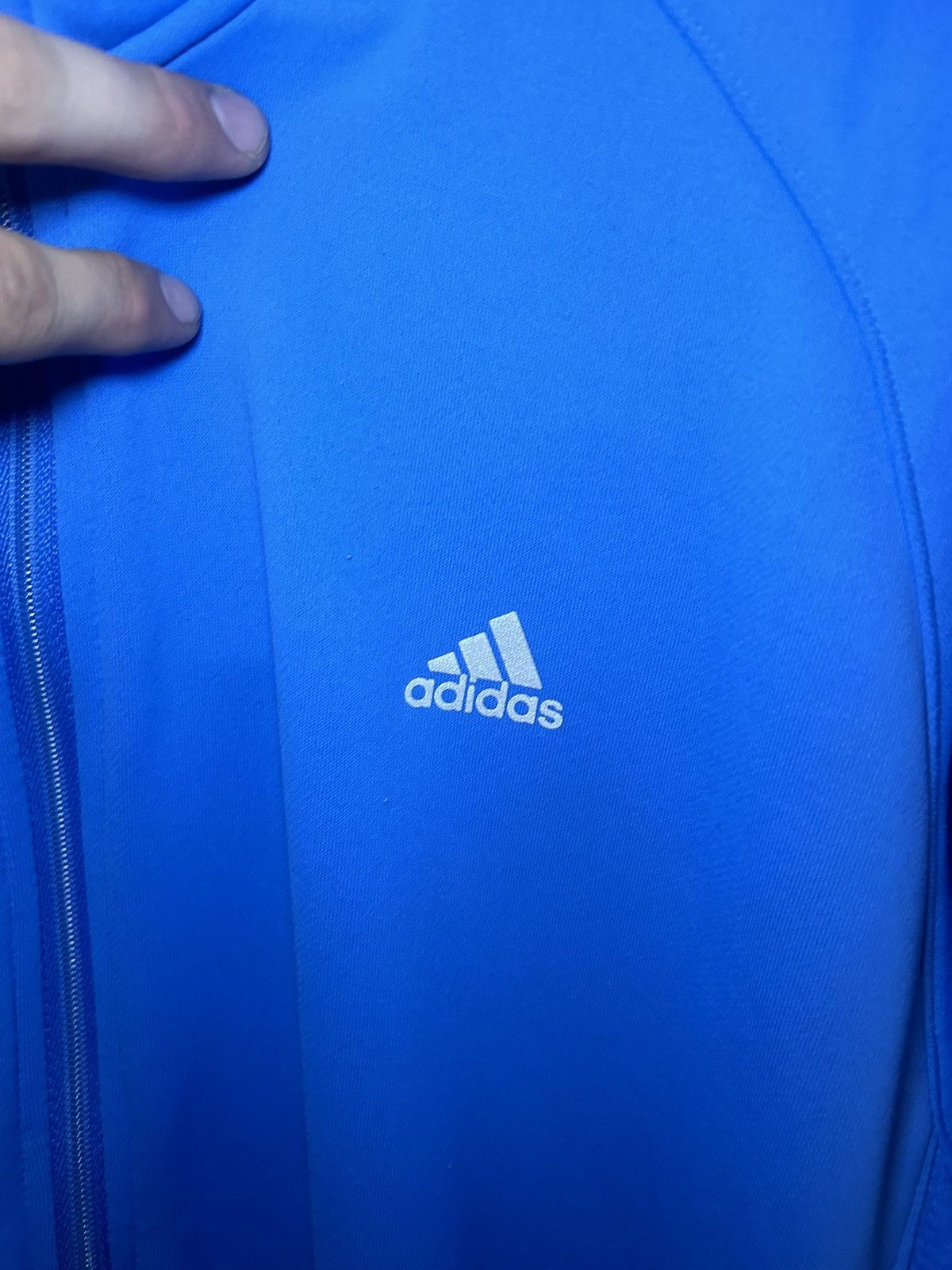 Adidas Adidas 3 stripe tracksuit zip-up top Size US XL / EU 56 / 4 - 5 Thumbnail