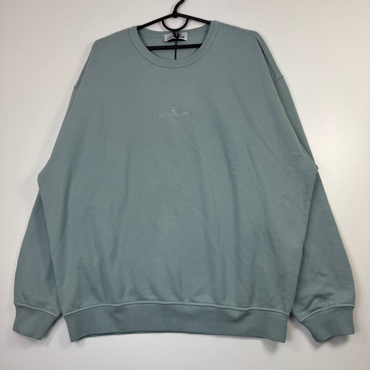 Stone Island Stone Island Crewneck Sweatshirt Sage Green Logo Size XL Size US XL / EU 56 / 4 - 1 Thumbnail