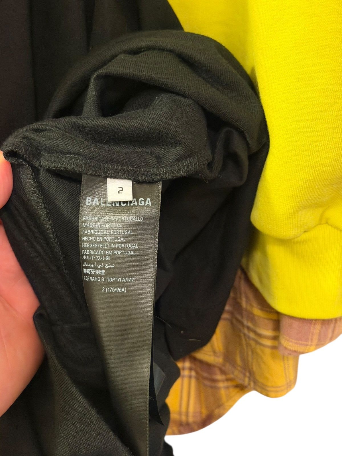 Balenciaga *RARE* BALENCIAGA DEMNA UNITY LAYERED HOODIE YELLOW Size US M / EU 48-50 / 2 - 6 Thumbnail