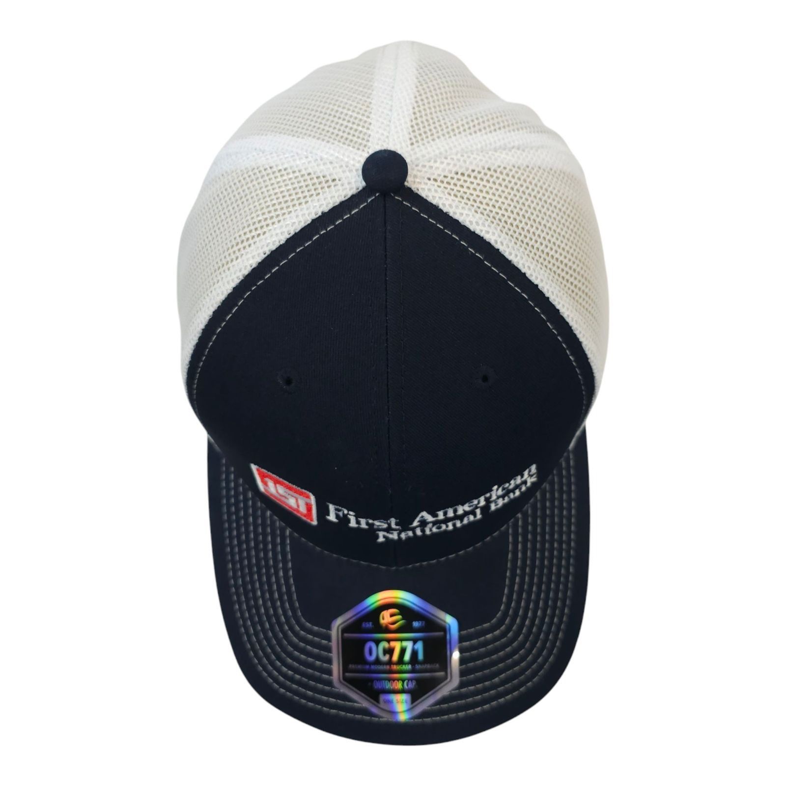 Other First American National Bank Mesh Snapback Cap Trucker Hat Size ONE SIZE - 6 Thumbnail