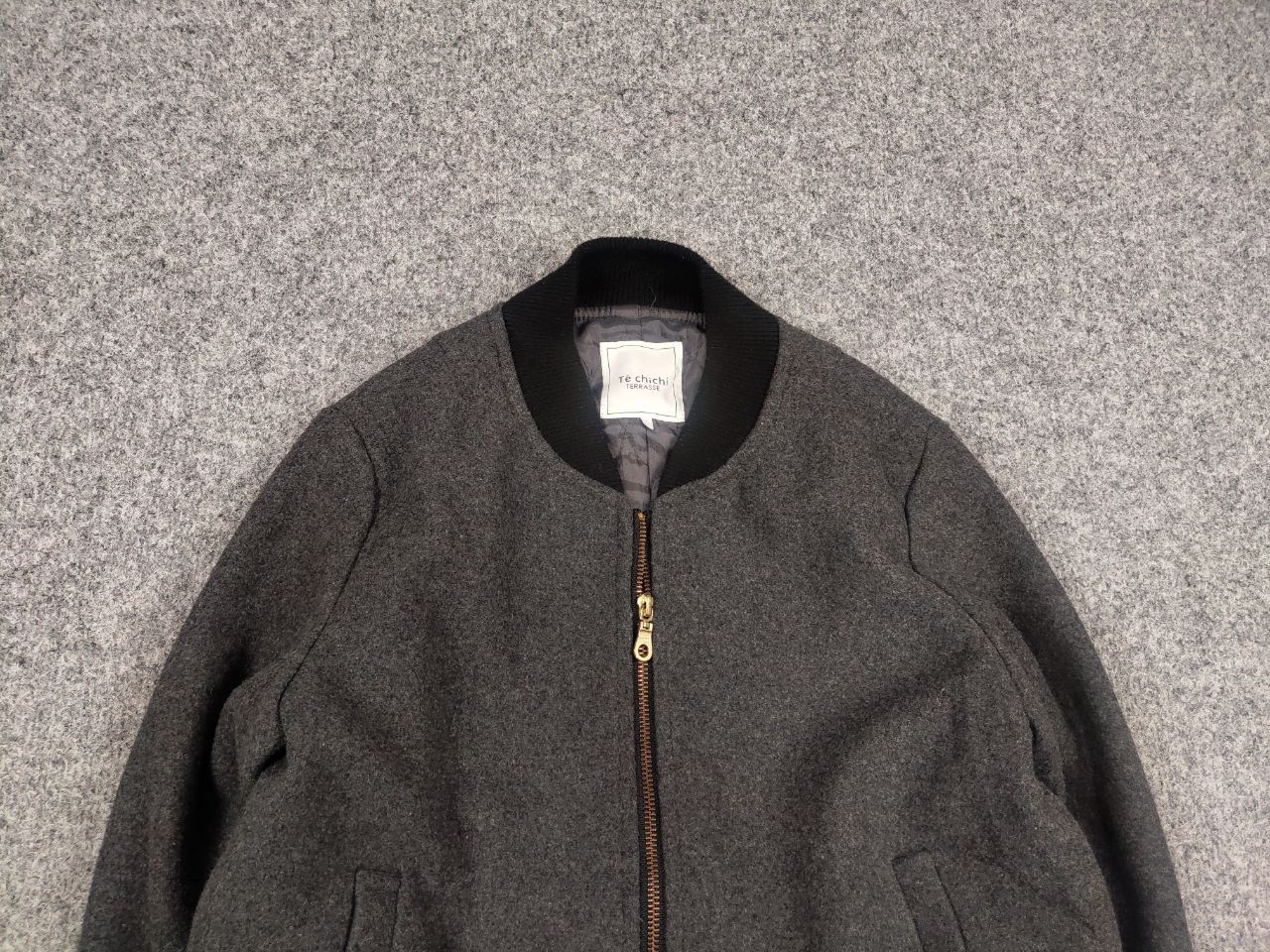 Japanese Brand Te Chichi Terrase Japan Design Style Bomber Wool Jacket Size M / US 6-8 / IT 42-44 - 4 Thumbnail