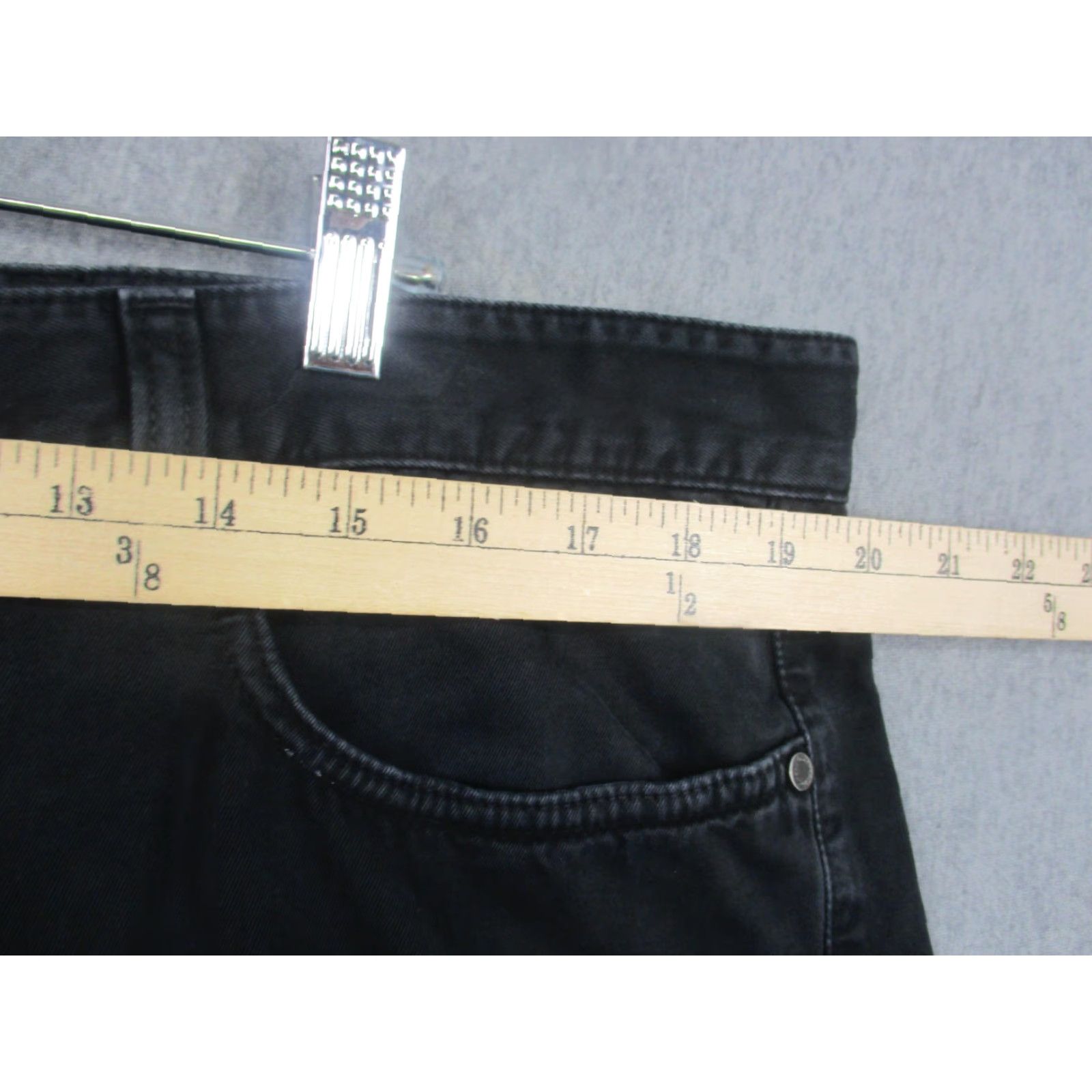 Ermenegildo Zegna Ermenegildo Zegna Jeans Mens 40 Black Austin Five Pocket Italy Casual Denim Straight Zip Mens 40 Jeans Size US 40 / EU 56 - 4 Thumbnail