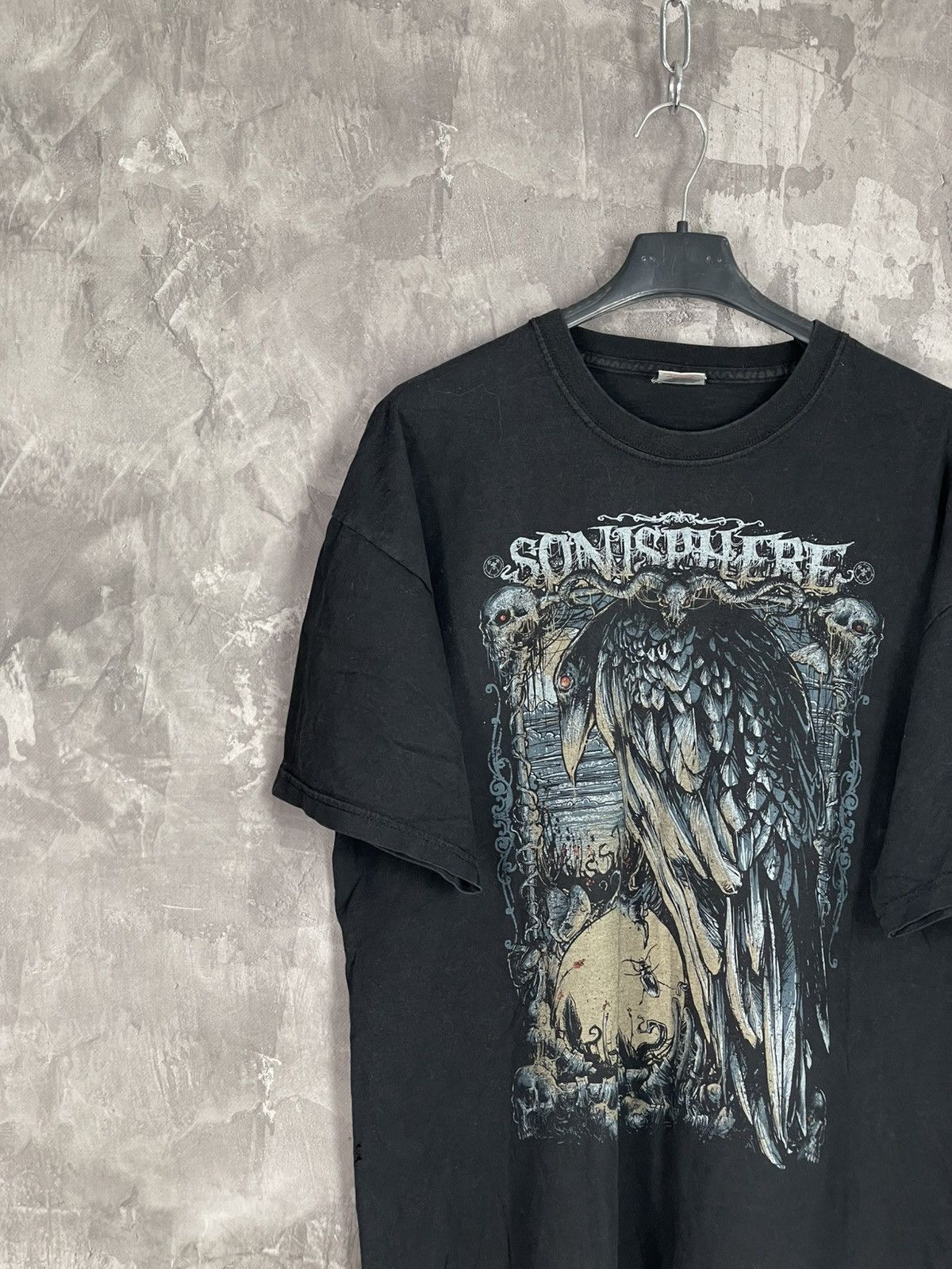 Band Tees × Vintage Vintage 2000s Sonisphere Faded T Shirt Slipknot Prodigy Nin Size US L / EU 52-54 / 3 - 3 Thumbnail