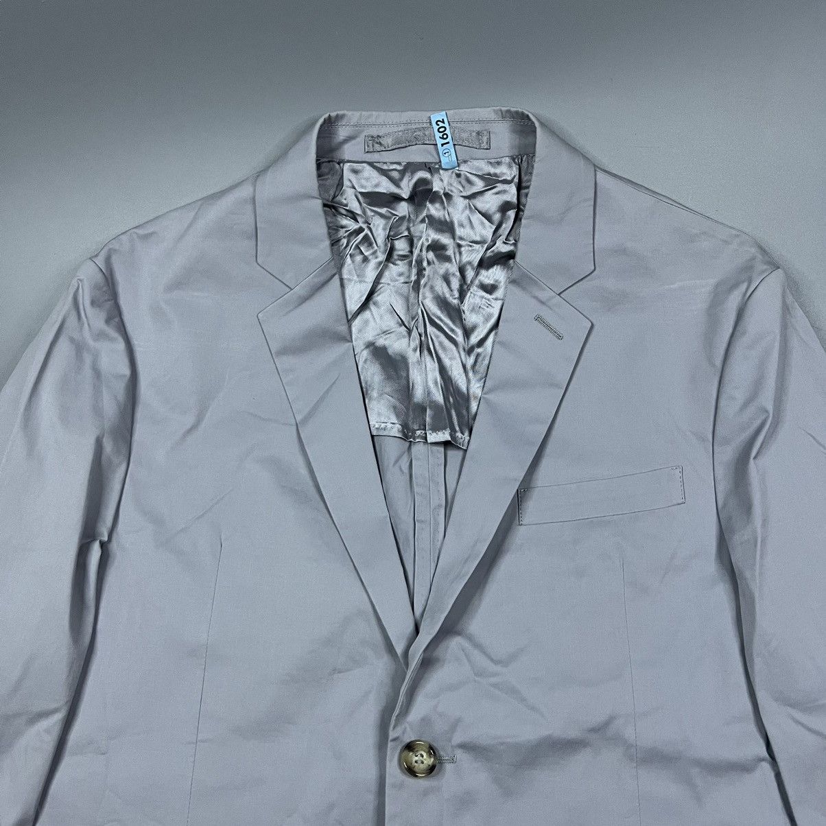 Prada Prada 2011 Nylon Blazer Silver Grey Size XL / US 12-14 / IT 48-50 - 2 Thumbnail