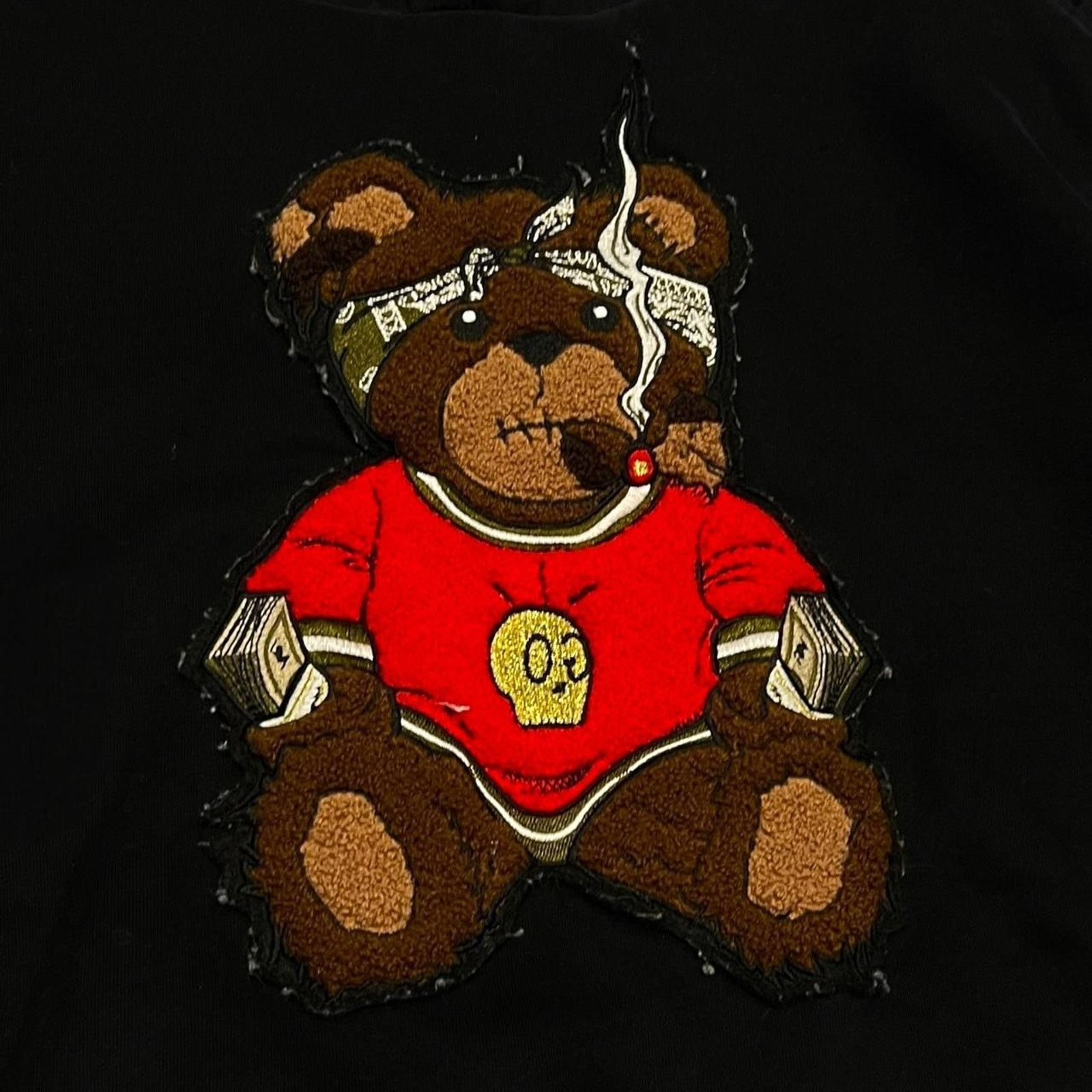 Other Makobi Teddy Bear Streetwear Style Embroidered Hoodie Size US L / EU 52-54 / 3 - 2 Thumbnail