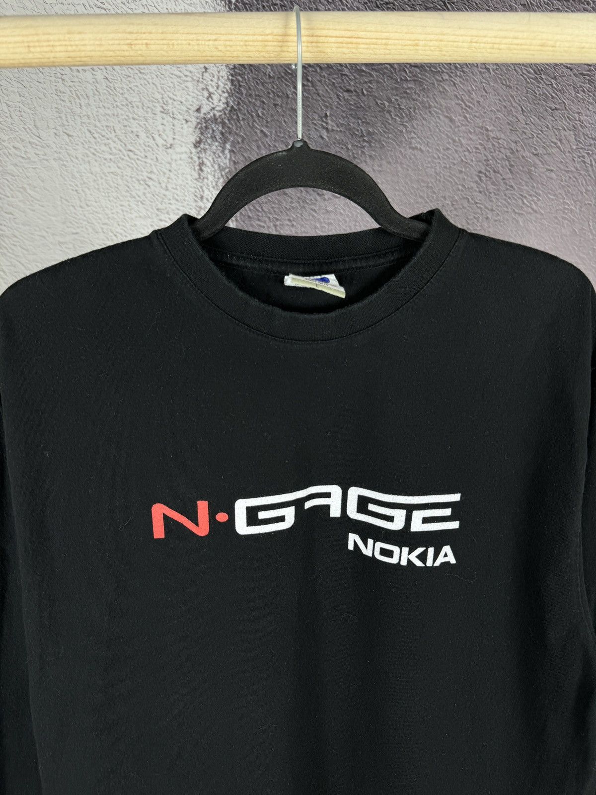 Band Tees Vintage NOKIA N-Gage Video Official Gamer Promo Black Tee Size US L / EU 52-54 / 3 - 4 Thumbnail