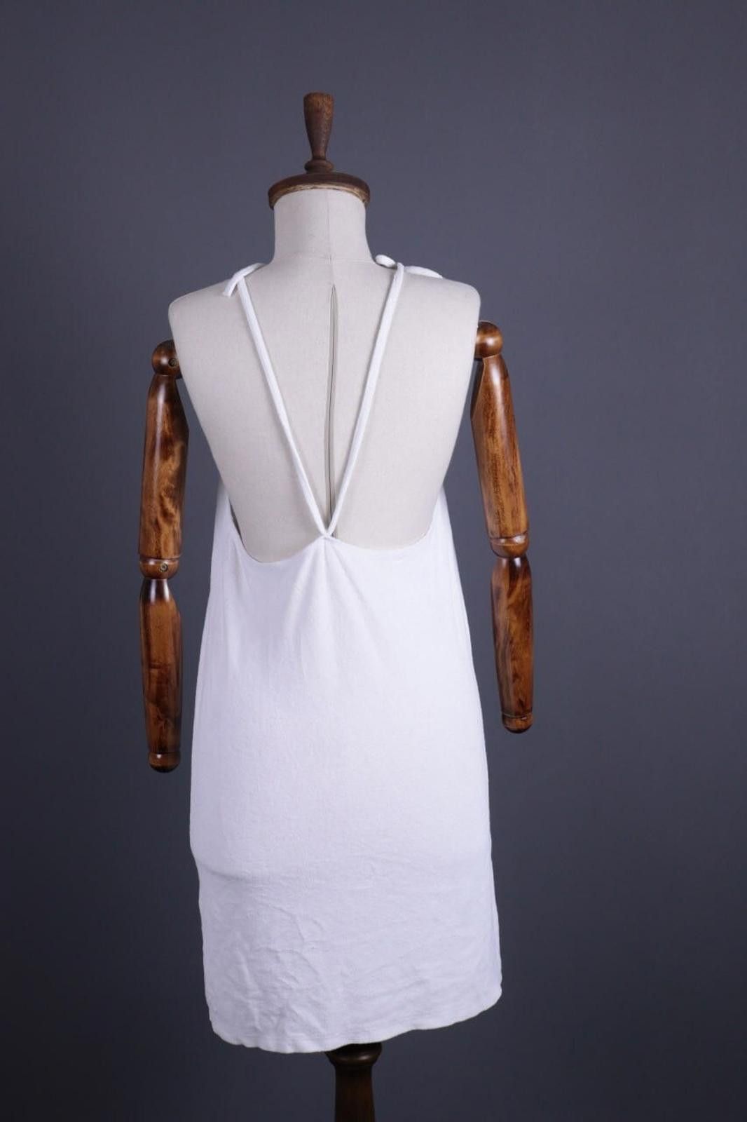 A.P.C. A.P.C White Spaghetti Strap Sundress Mini Dress Size S Size S / US 4 / IT 40 - 7 Thumbnail