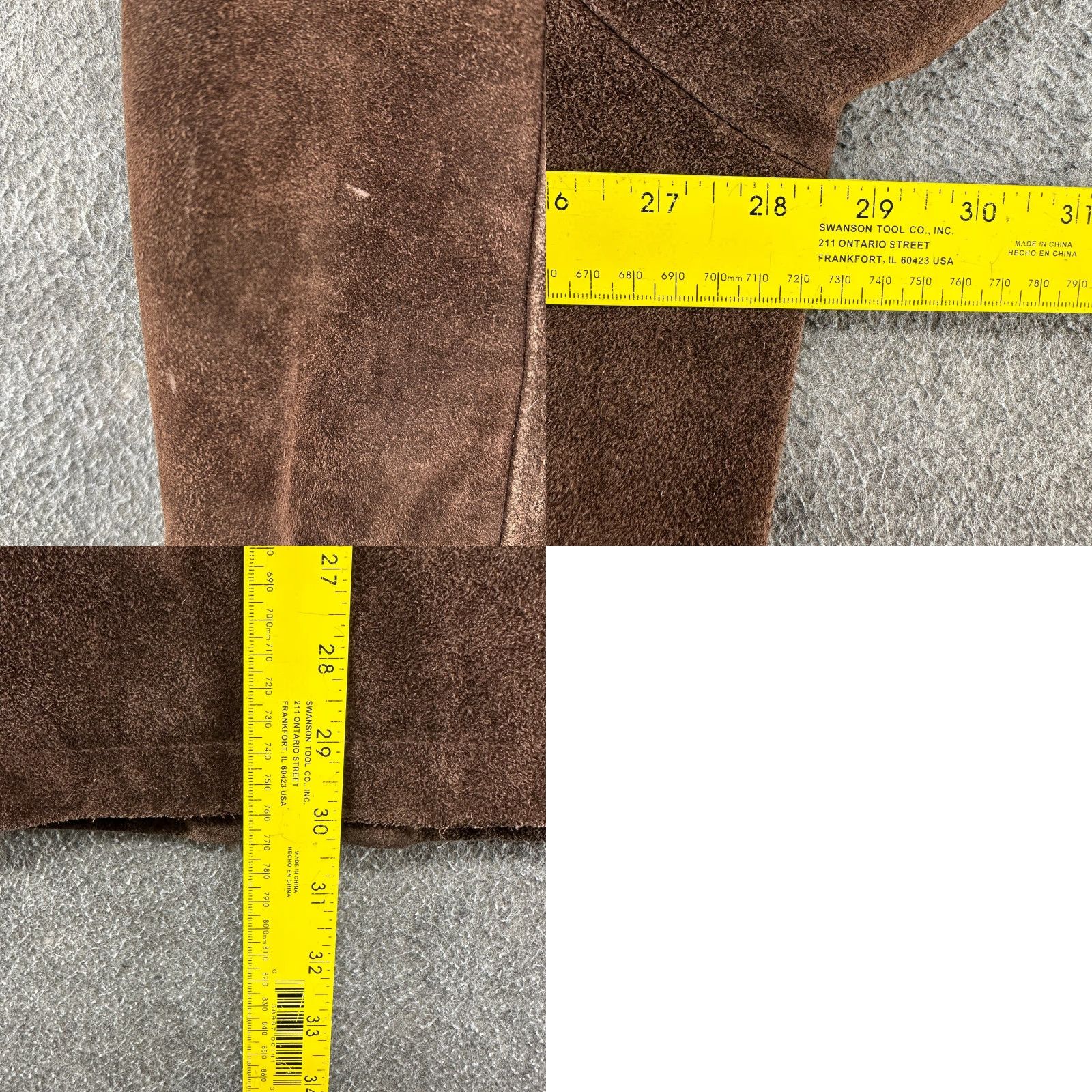 Vintage VINTAGE Le Collezioni Structure Jacket Men XL Brown Suede Leather 90s Bomber Full Zip Lined Quilted Winter Fall Casual Size US XL / EU 56 / 4 - 9 Thumbnail