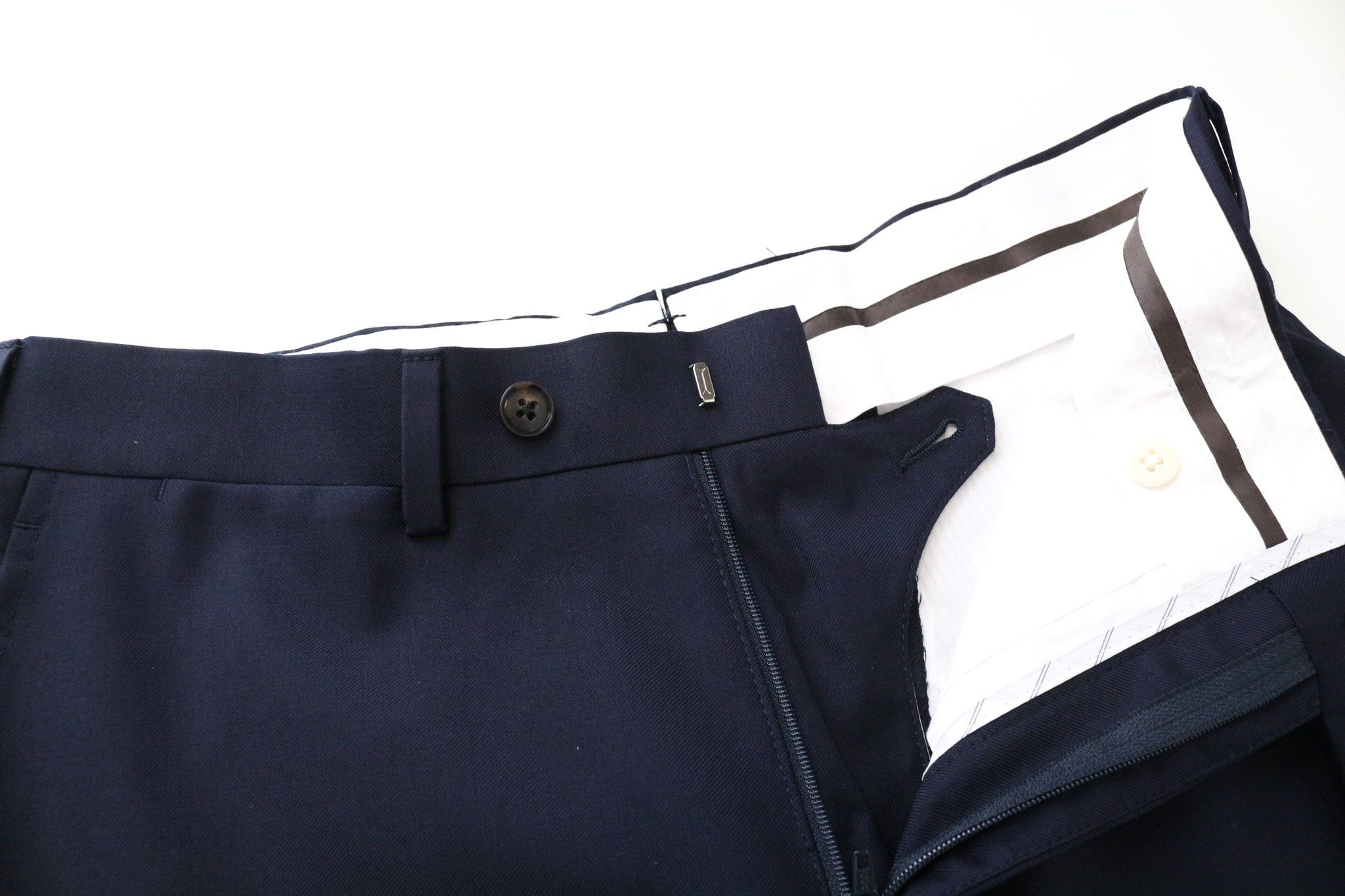 Suitsupply NAPOLI UK34R Dark Blue Wool 2 Piece Suit 75430 Size 34R - 11 Thumbnail