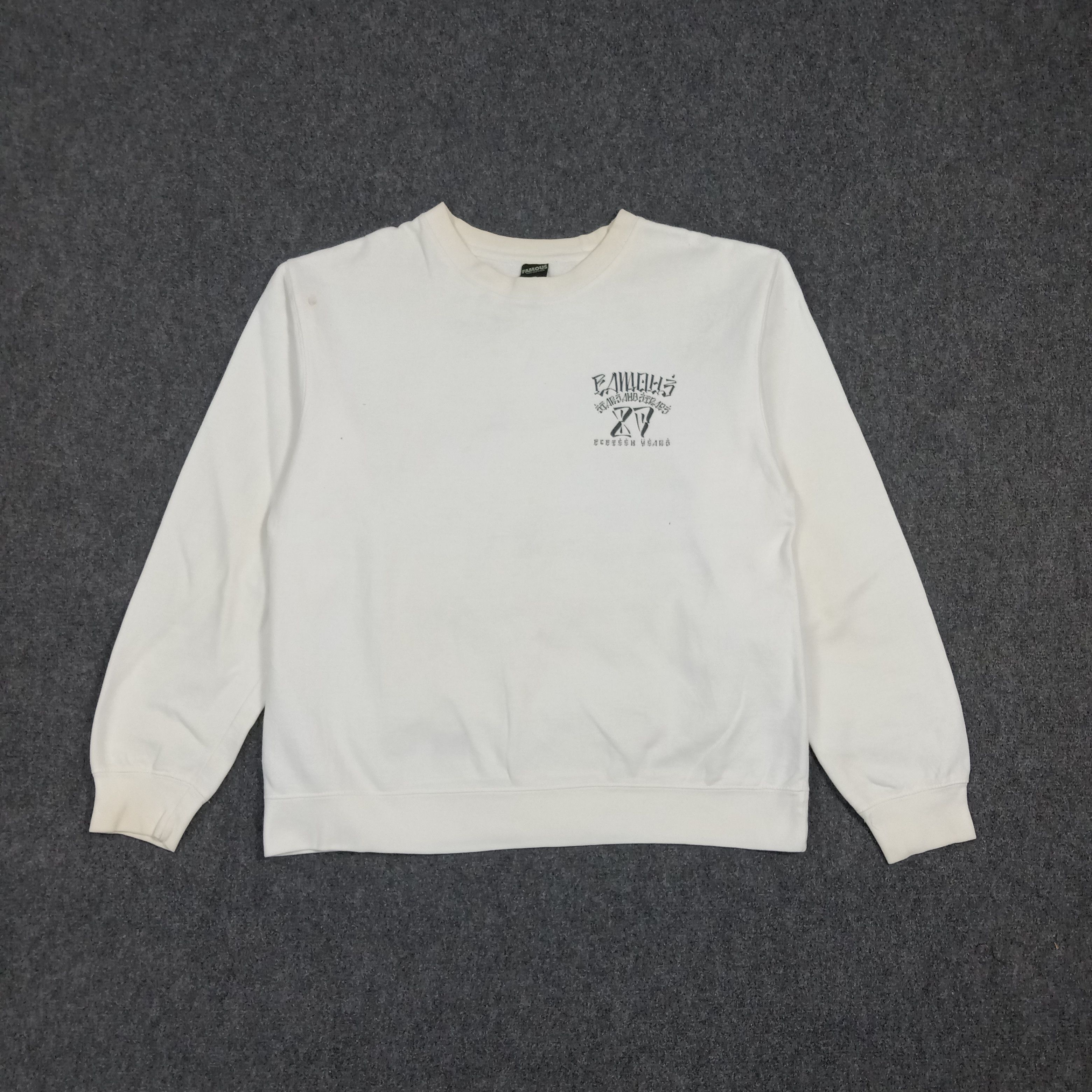 Famous Stars And Straps Y2K Famous Skull Rose Graphic Sweatshirt C275N2 Size US M / EU 48-50 / 2 - 3 Thumbnail