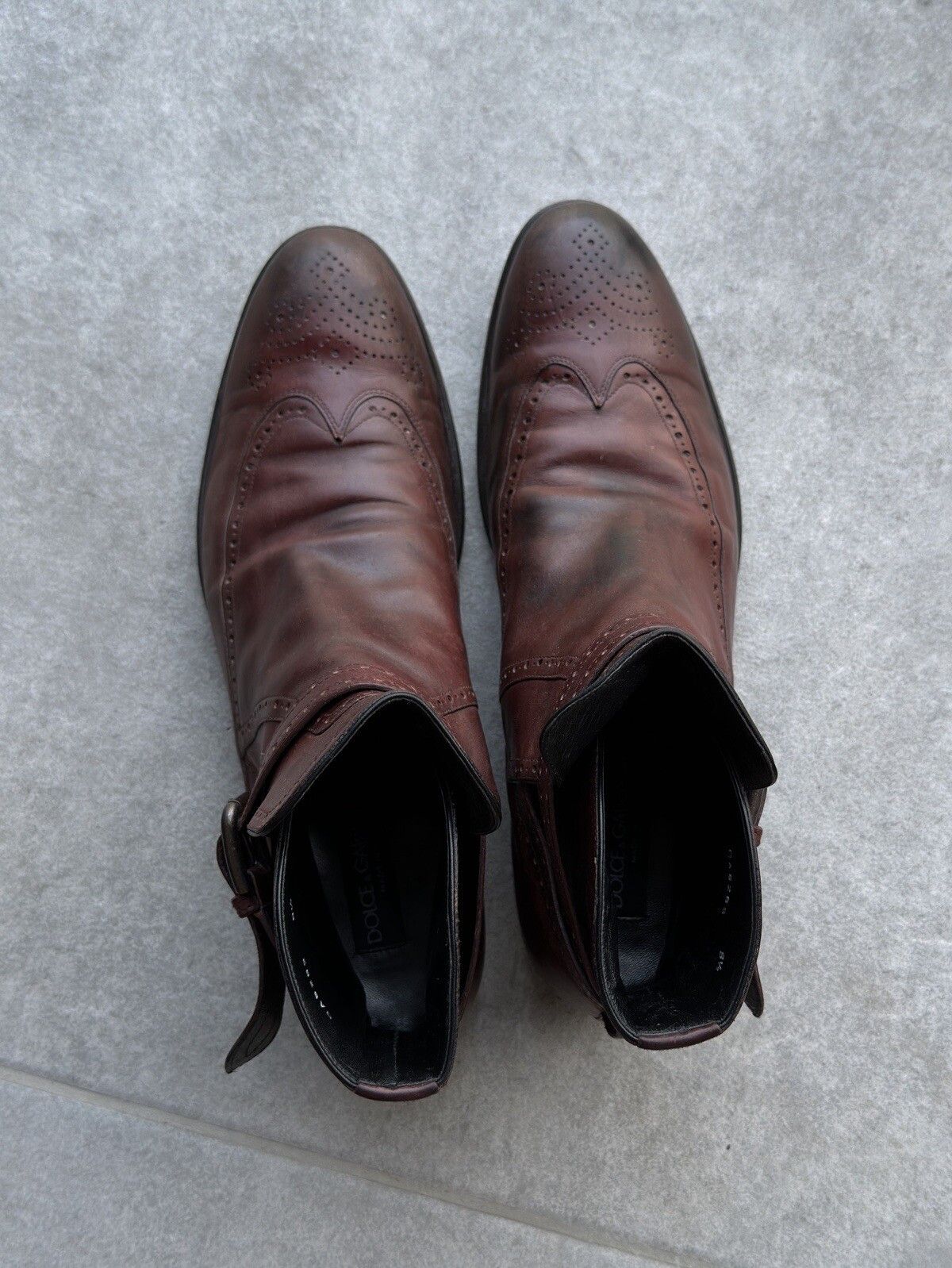 Dolce & Gabbana DOLCE & GABBANA Brown Chelsea Boots Size 8.5 Made In Italy Size US 8.5 / EU 41-42 - 2 Thumbnail