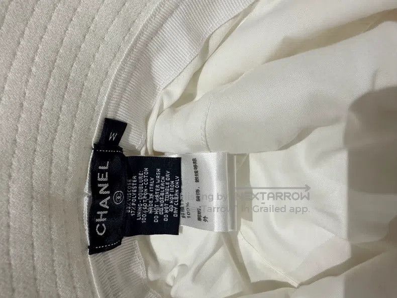 Chanel Chanel White clover double C logo white fisherman's hat Size ONE SIZE - 2 Thumbnail