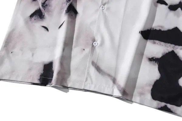 VIBE Vintage Outdoor Summer Hawaiian Blouse Shirt Dark Icon Size US M / EU 48-50 / 2 - 6 Thumbnail