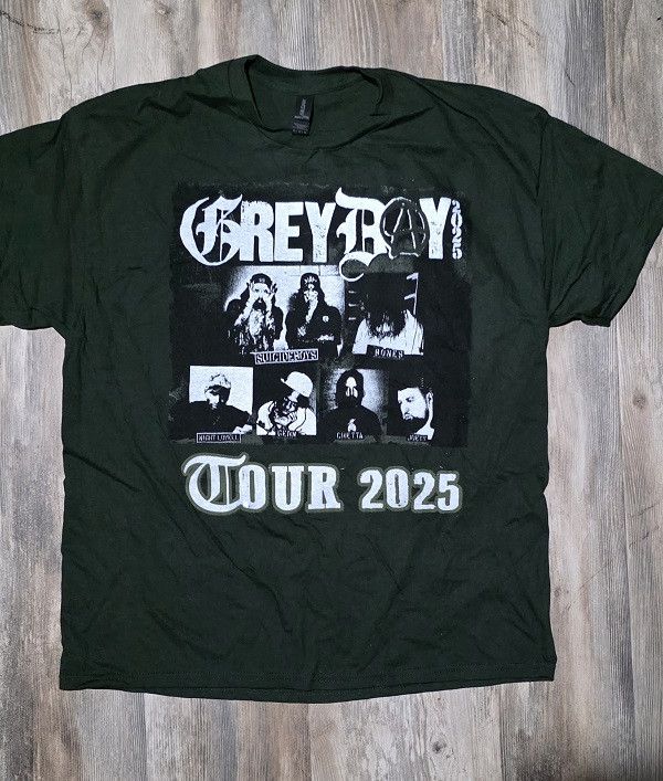 Other Greyday $uicideboy$ 2025 Black Double sided Tour Shirt XL Size US XL / EU 56 / 4 - 1 Thumbnail