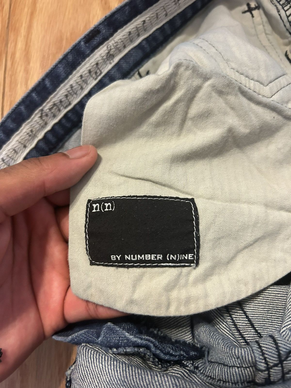 Number (N)ine Number (N)ine Patched Grunge Denim Size US 34 / EU 50 - 3 Thumbnail