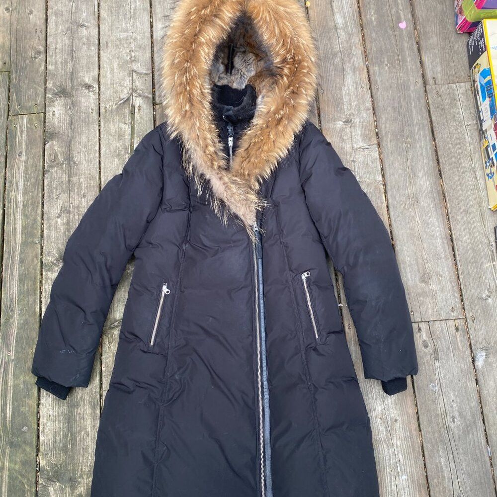 Mackage Mackage Trish Powder Touch Down Coat With Natural Fur Signa Size L / US 10 / IT 46 - 9 Thumbnail