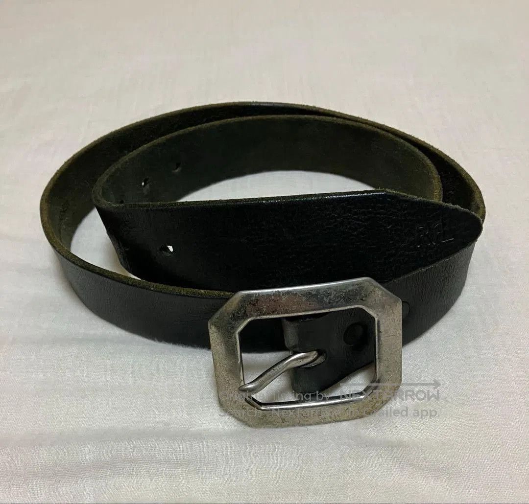 RRL Ralph Lauren RRL Early Vintage Octagonal Buckle Belt. Size ONE SIZE - 2 Thumbnail
