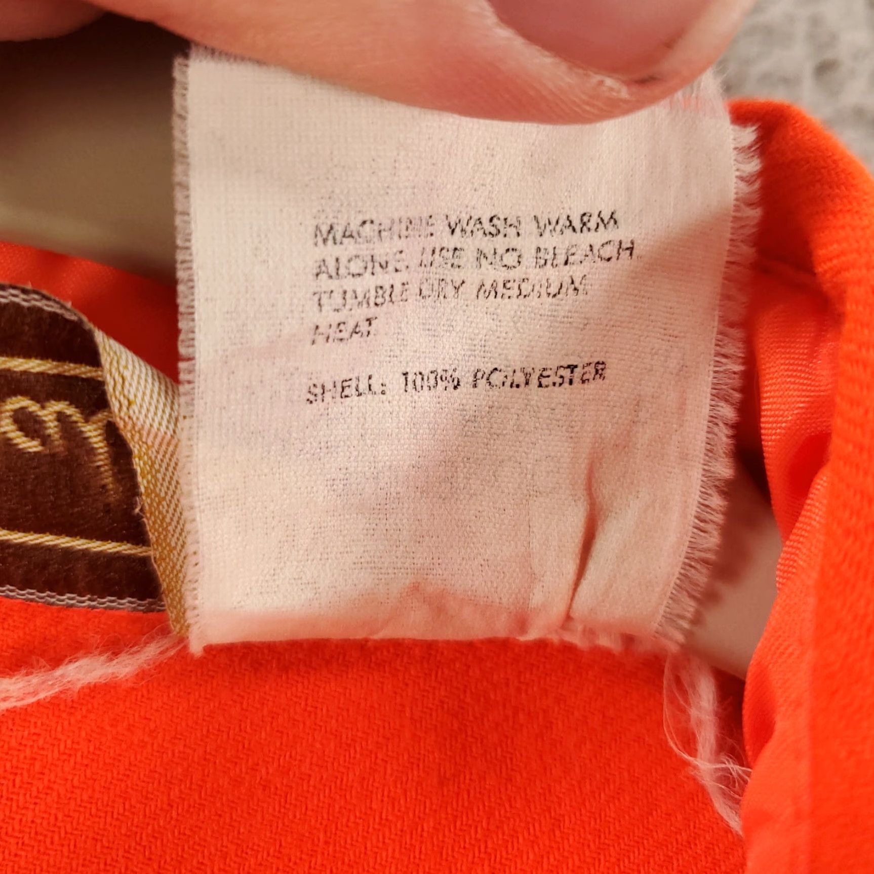Walls VINTAGE Walls Shirt Mens M Orange Long Sleeve Button Up Hunting Safety Size US M / EU 48-50 / 2 - 5 Thumbnail